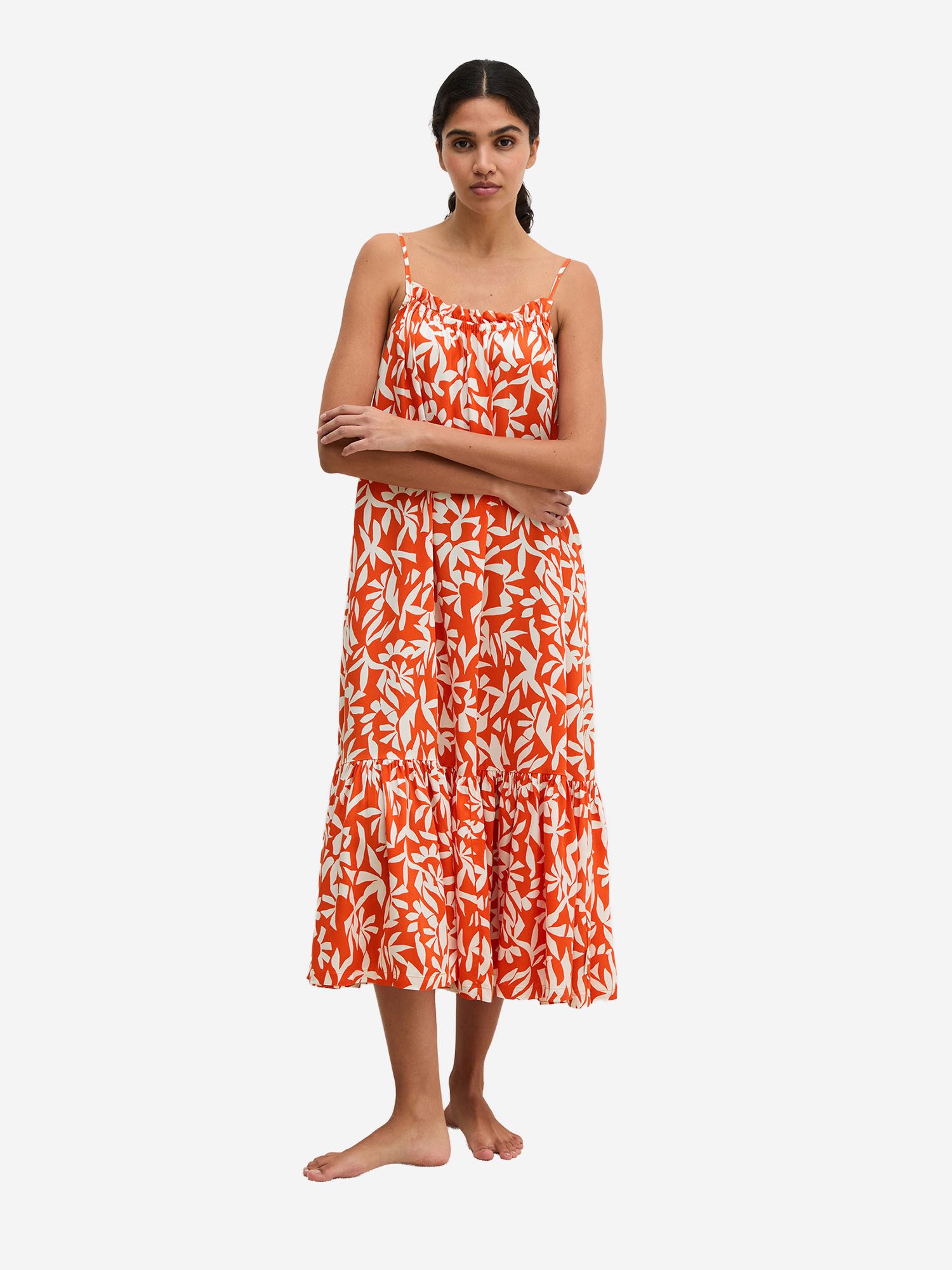 Marc O'Polo Strandkleid Firecracker Floral Beach Dress, Strandkleid Damen, Tunika