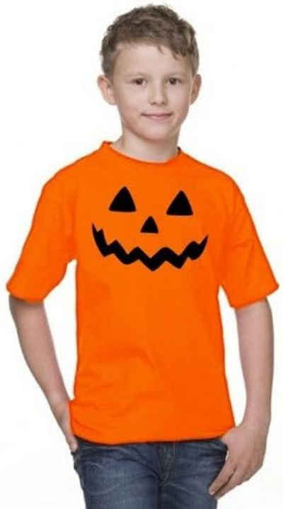 coole-fun-t-shirts Print-Shirt HALLOWEEN Damen, Herren, Kinder Familien T-Shirt orange S M L L XL XXL