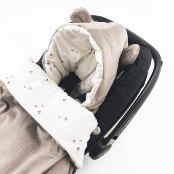 BABEES Fußsack Babyfußsack Babyschale Fußsack Baby Einschlagdecke