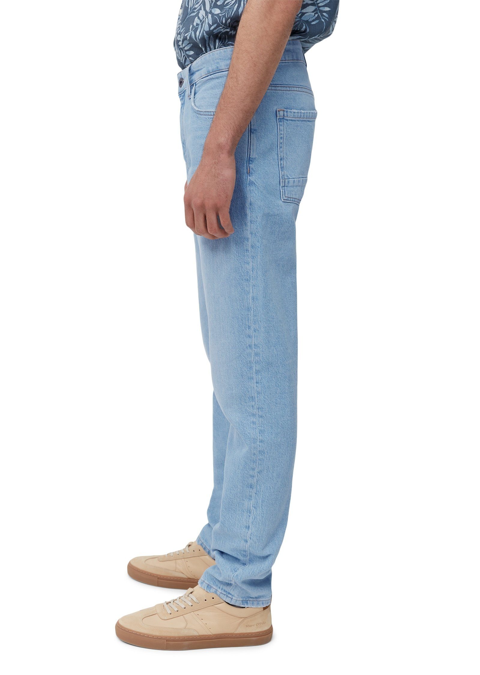Tapered-fit-Jeans Marc O'Polo hochwertiger Bio-Baumwolle mit