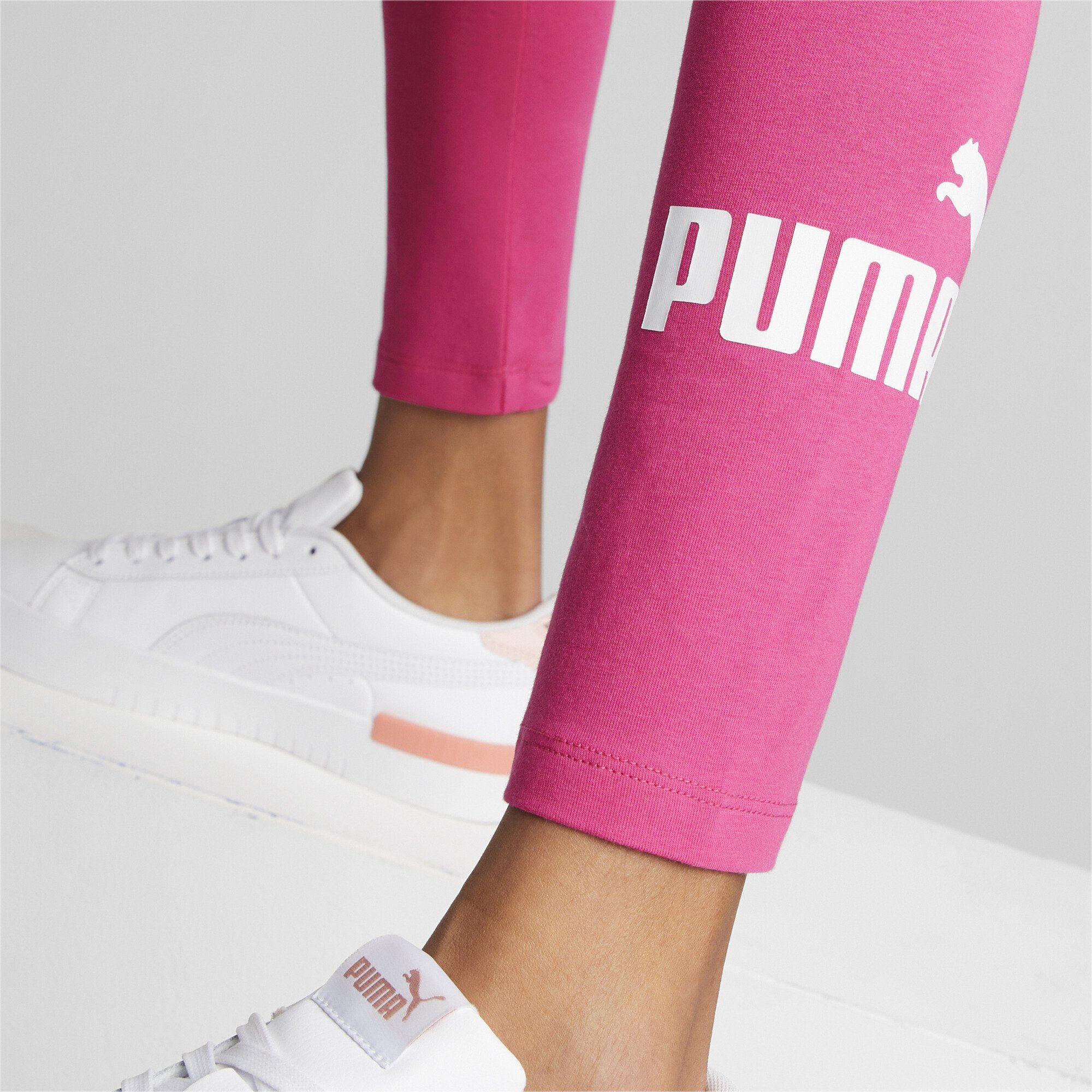 Leggings Orchid PUMA mit Pink Essentials Shadow Mädchen Leggings Logo