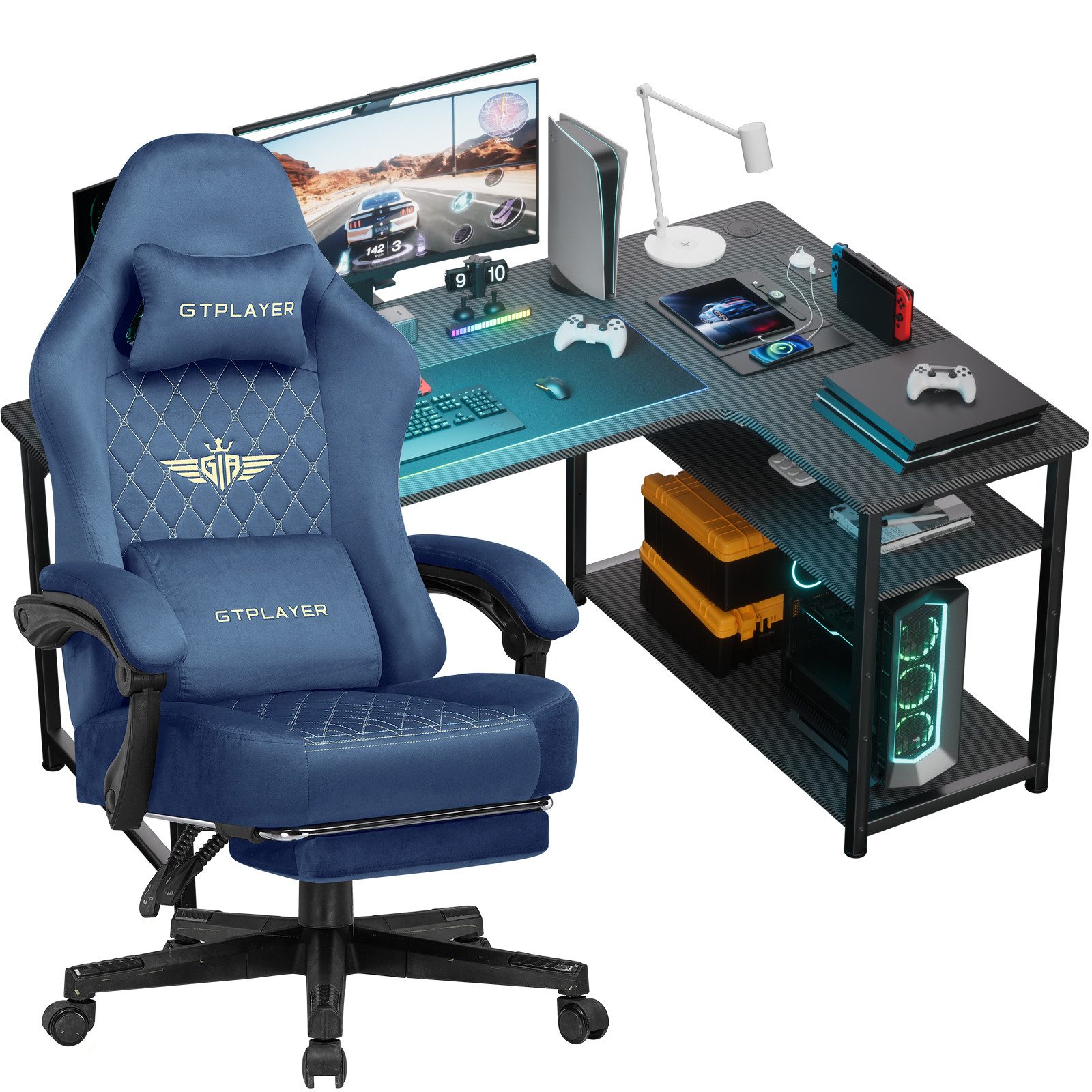 GTPLAYER Gamingtisch Gaming Tisch + Gaming günstig online kaufen