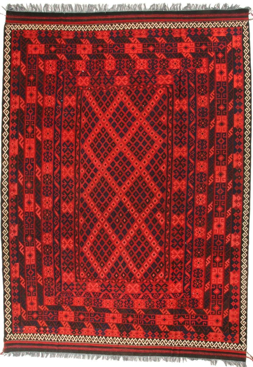 Orientteppich Kelim Afghan Antik 232x319 Handgewebter Orientteppich, Nain Trading, rechteckig, Höhe: 3 mm