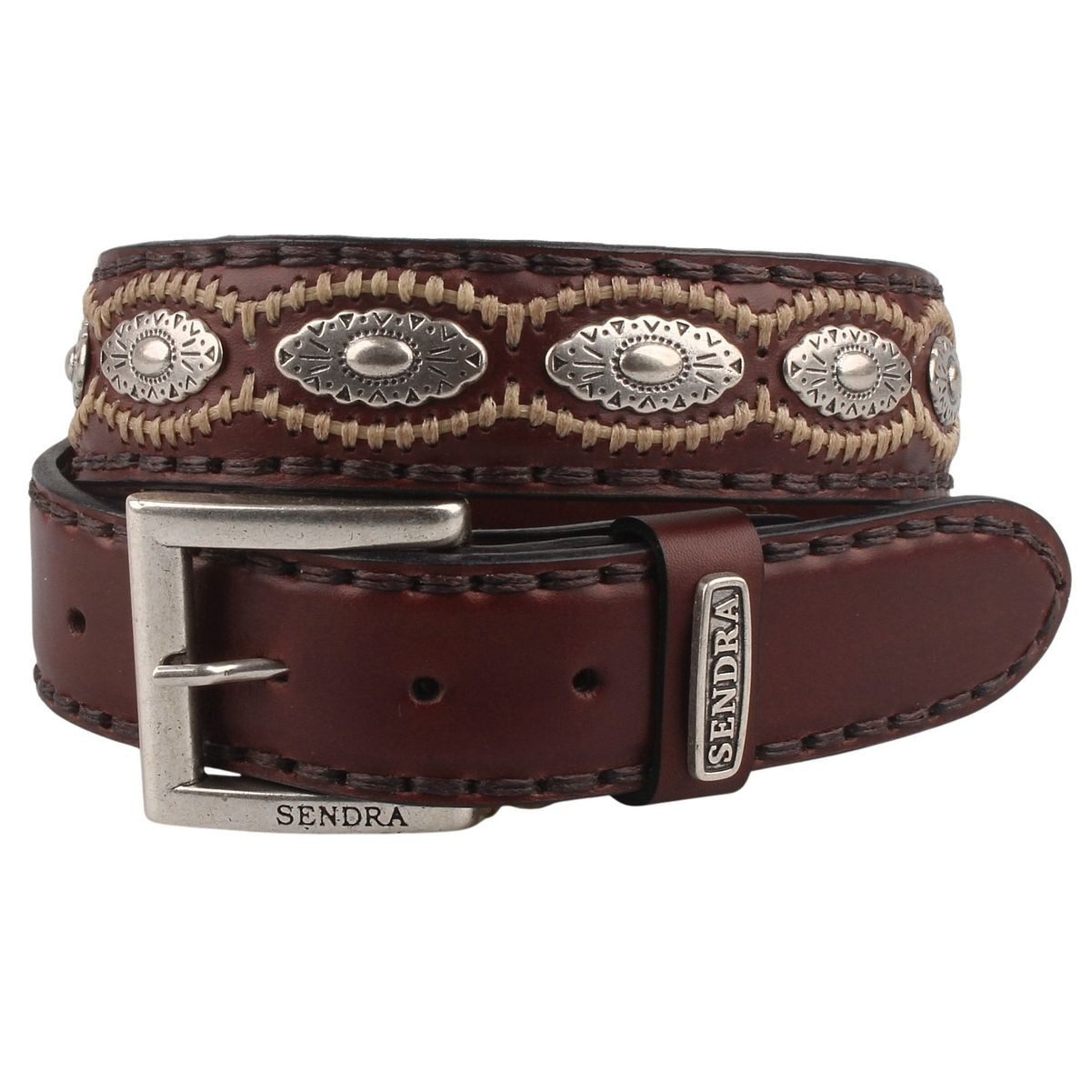 Sendra Boots Ledergürtel 7606-Braun günstig online kaufen