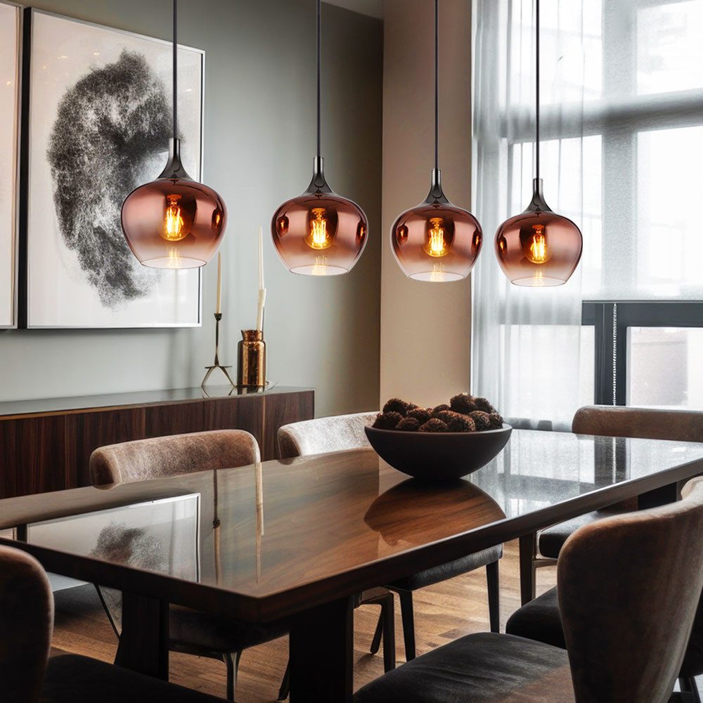 GLOBO LIGHTING Pendelleuchte, Leuchtmittel nicht inklusive, Pendellampe Ess günstig online kaufen