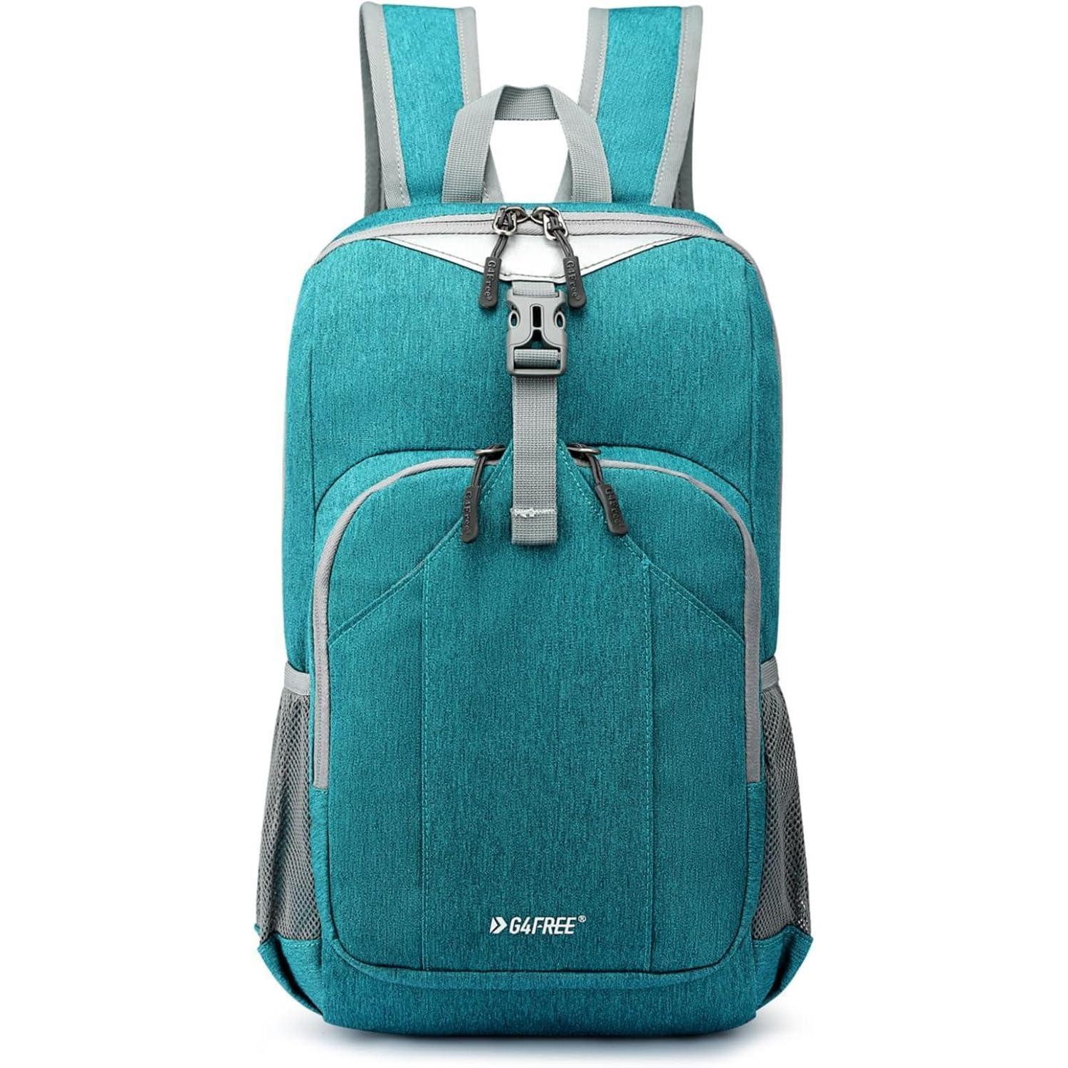 LuxusKollektion Minirucksack Rucksack Daypack Wandern Radfahren Mehrzweck 10L Blau Peacock Blue