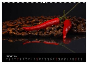 CALVENDO Wandkalender Hot Chili Calendar (Premium-Calendar 2023 DIN A2 Landscape)