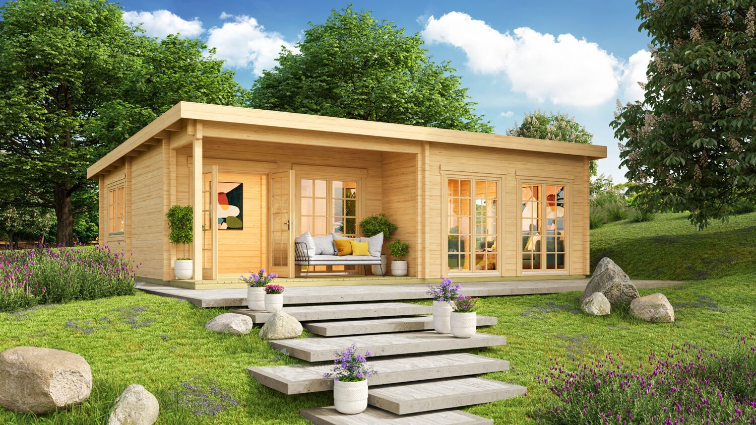 Fjordholz Gartenhaus Westerland 90