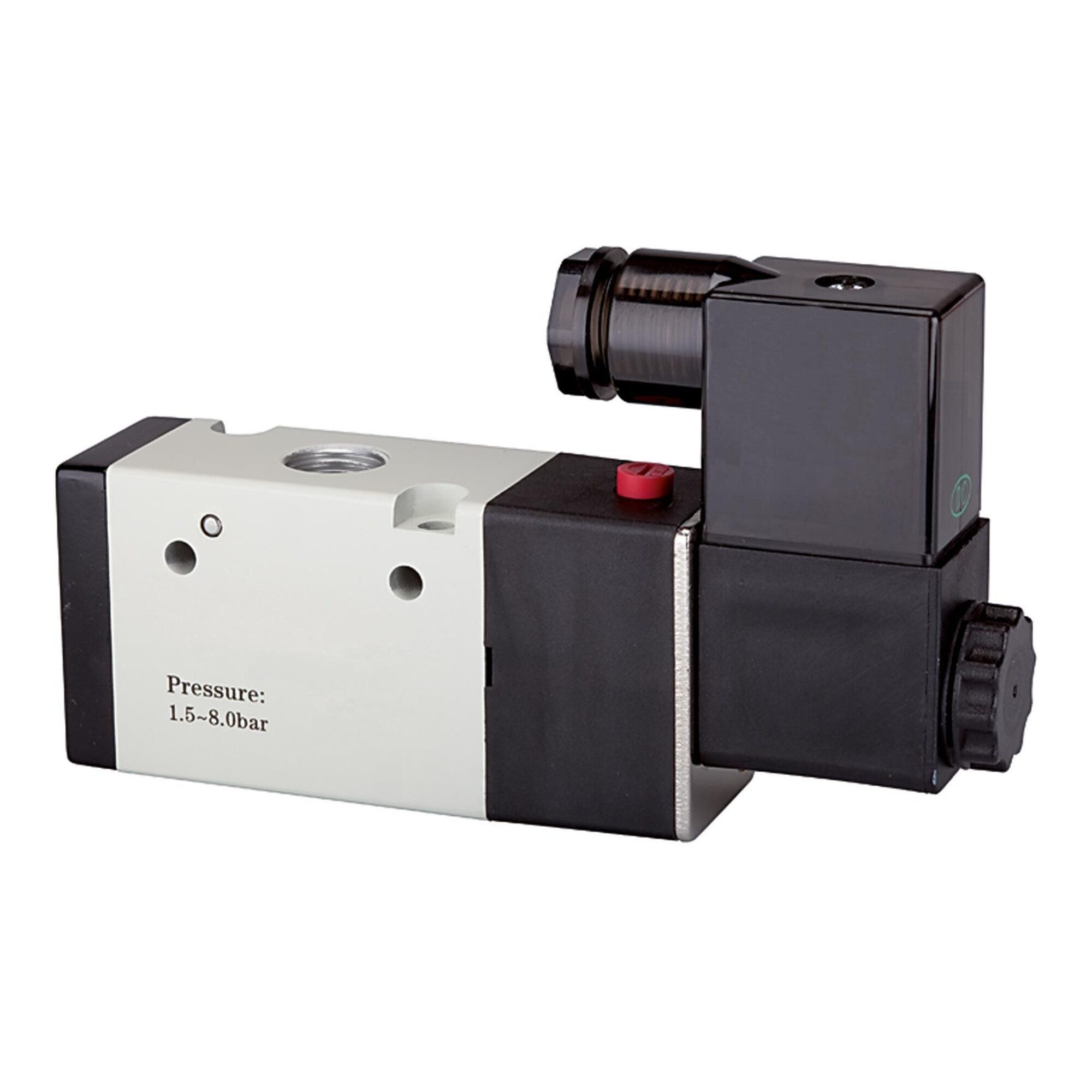 RIEGLER 3-Wege-Ventil Riegler 3/2-Wegeventil elektropneum., monost., NO, G 1/8, 24VDC, 750l