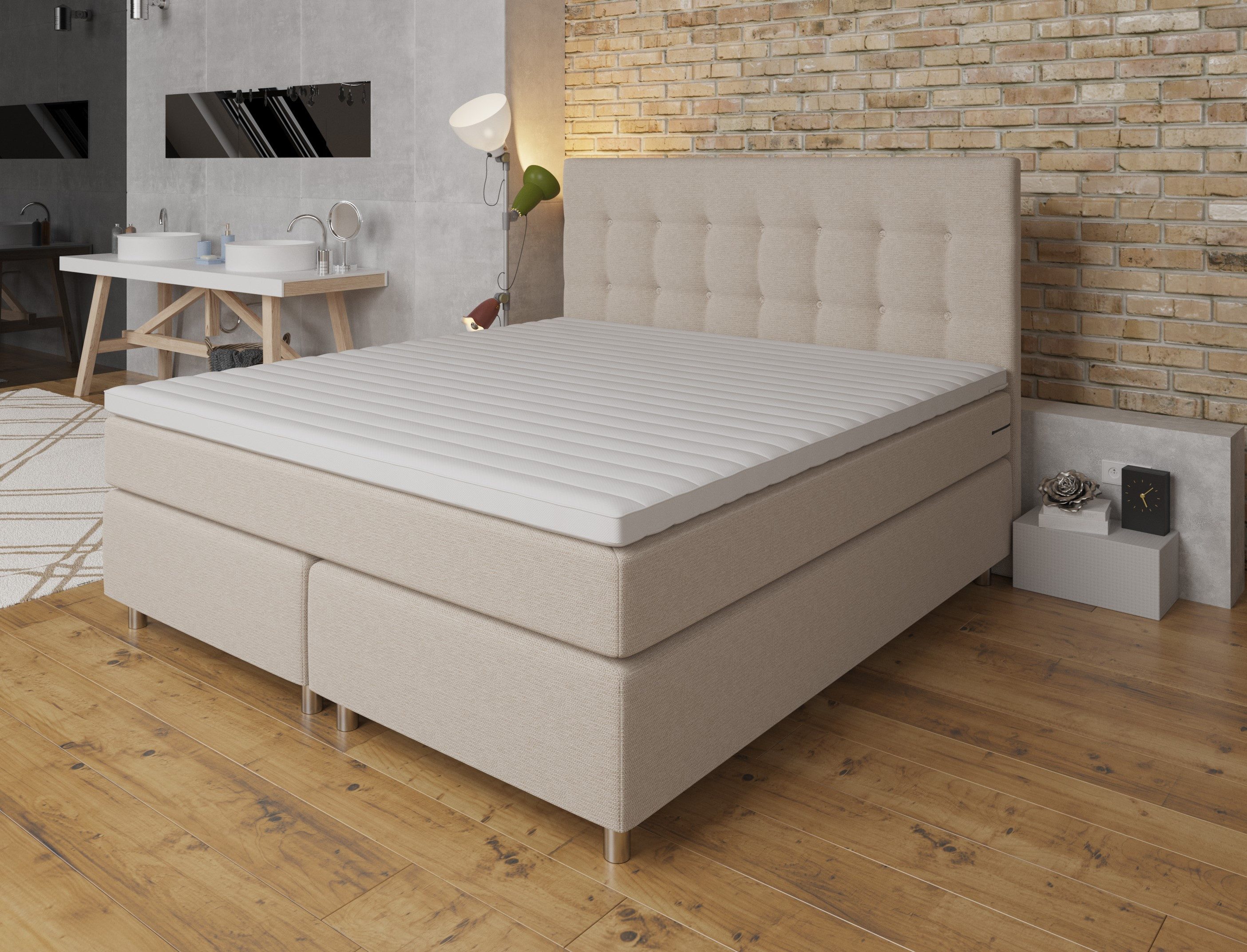 Tesla Dreams Boxspringbett Ronda Boxspringbett 7-Zonen günstig online kaufen