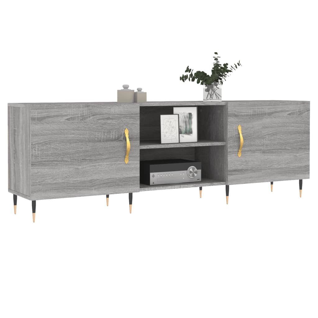 furnicato TV-Schrank Grau cm Sonoma 150x30x50 Holzwerkstoff