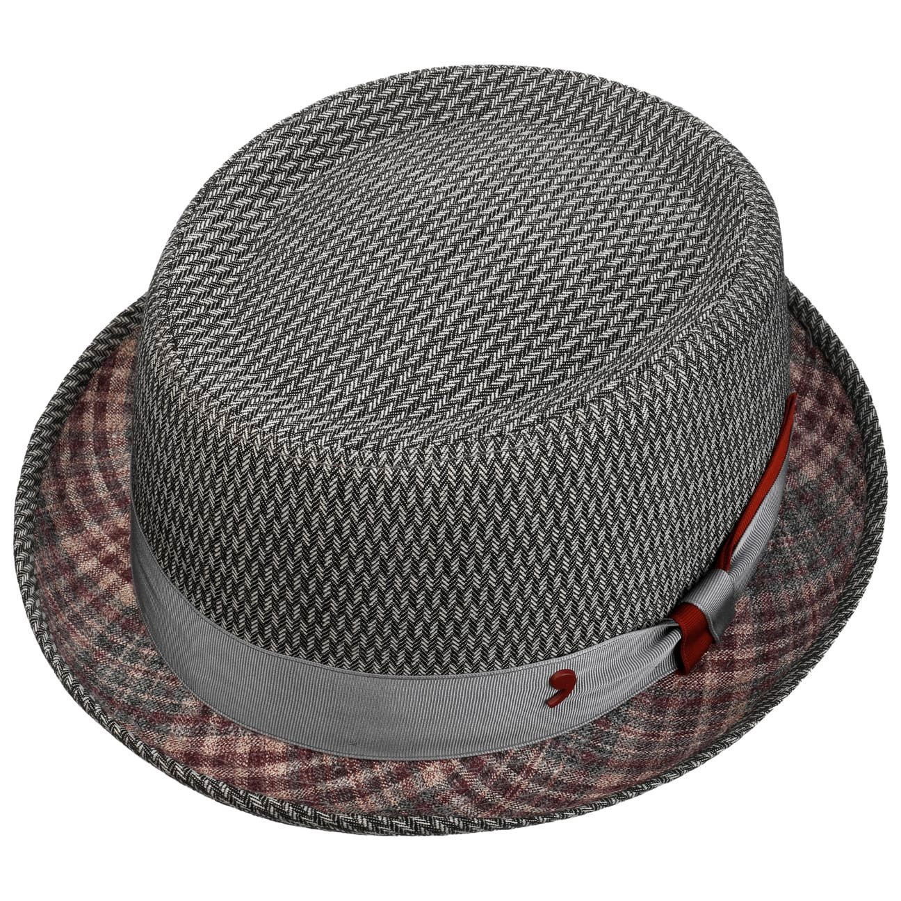 Alfonso D´Este Sonnenhut (1-St) Porkpie mit Futter, Made in Italy
