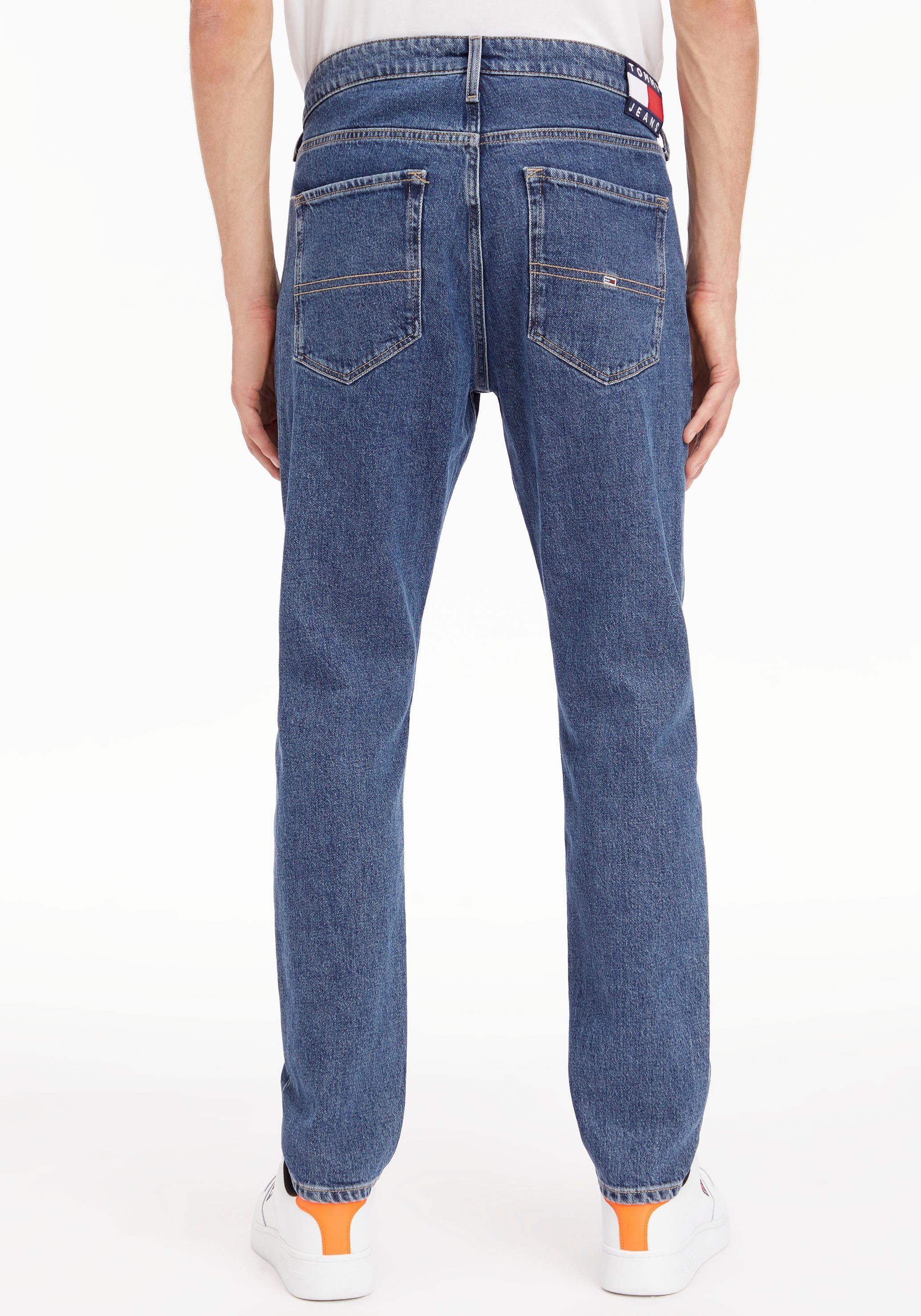 SLIM Y Knopf Slim-fit-Jeans Tommy medium Jeans mit Tommy Nieten & denim SCANTON Jeans