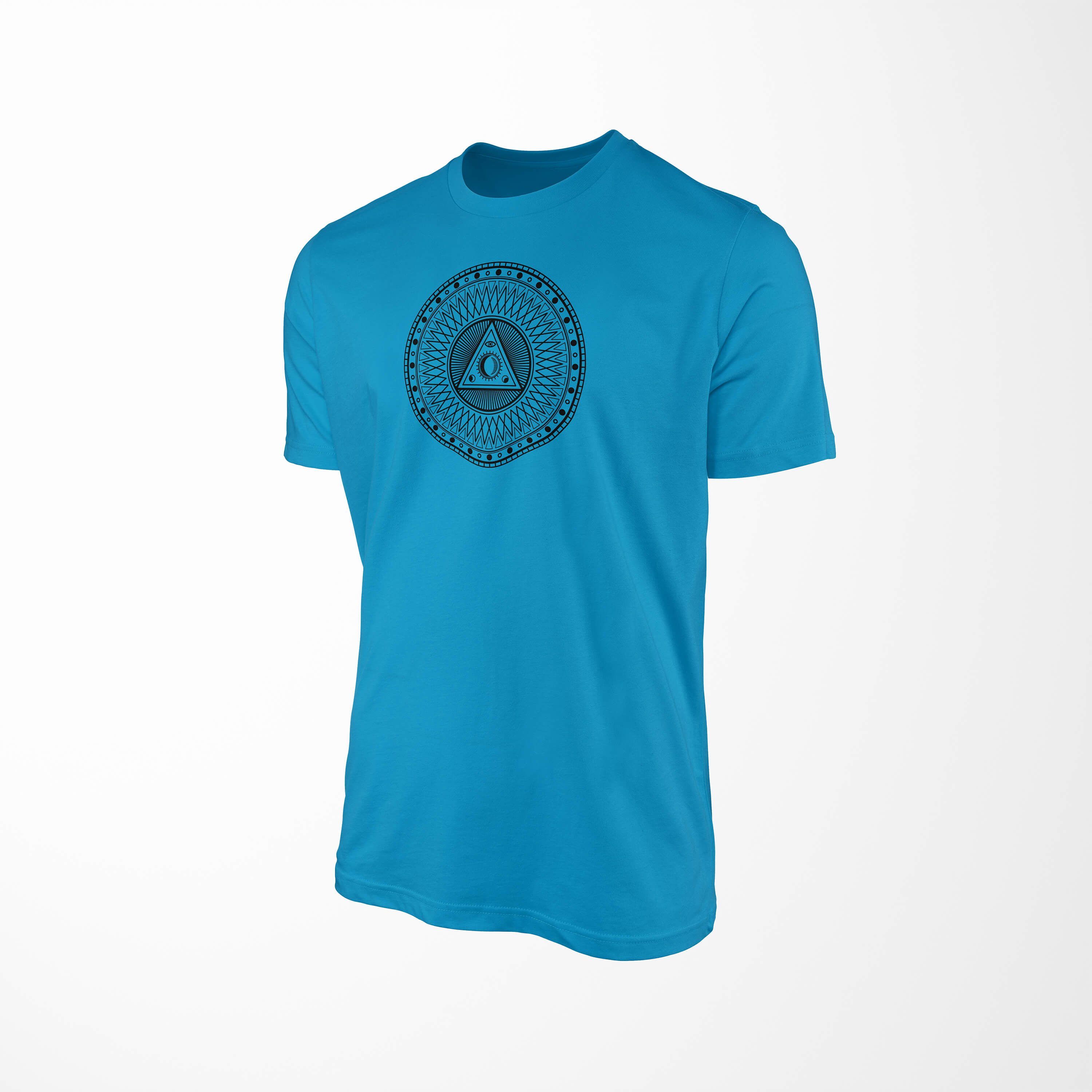 No.0032 Alchemy Art feine Premium Struktur angenehmer Sinus T-Shirt Atoll T-Shirt Tragekomfort Symbole Serie
