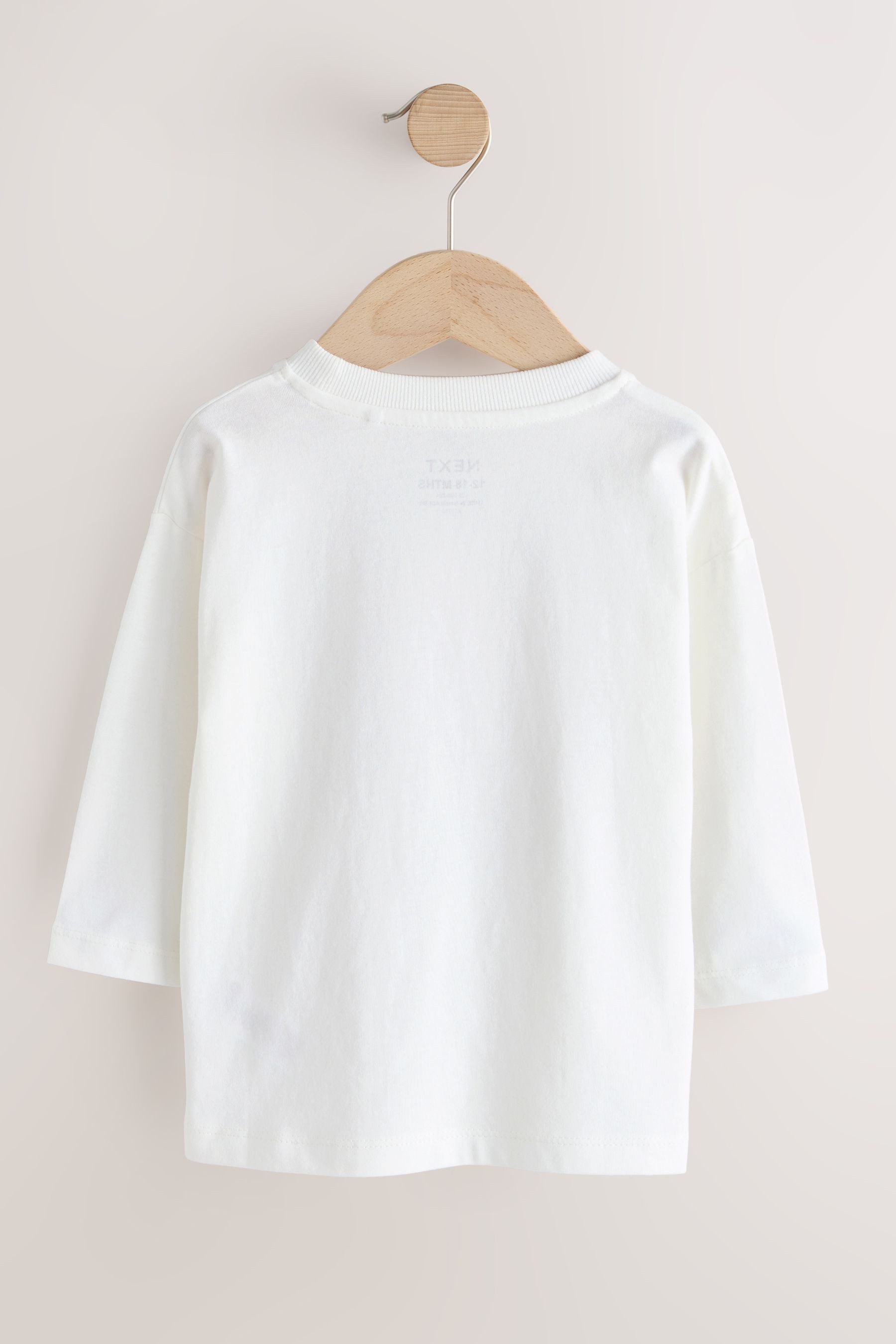 Next Langarmshirt Weihnachtliches, langärmeliges T-Shirt (1-tlg) günstig online kaufen