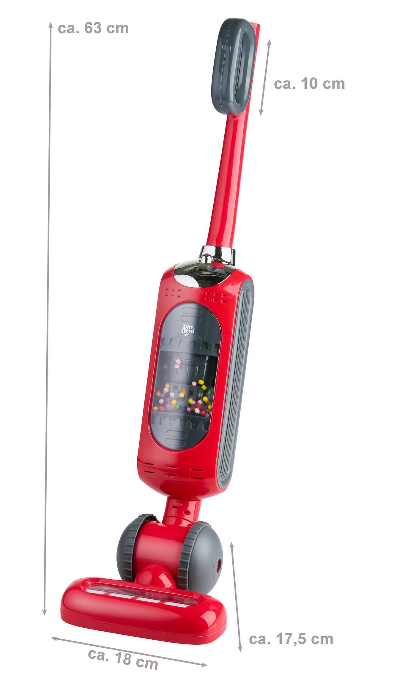 DIRT DEVIL Kinder-Staubsauger Staubsauger für Kinder, (mit Soundeffekten und wirbelnden Styroporkügelchen), Spielzeug Kinderstaubsauger