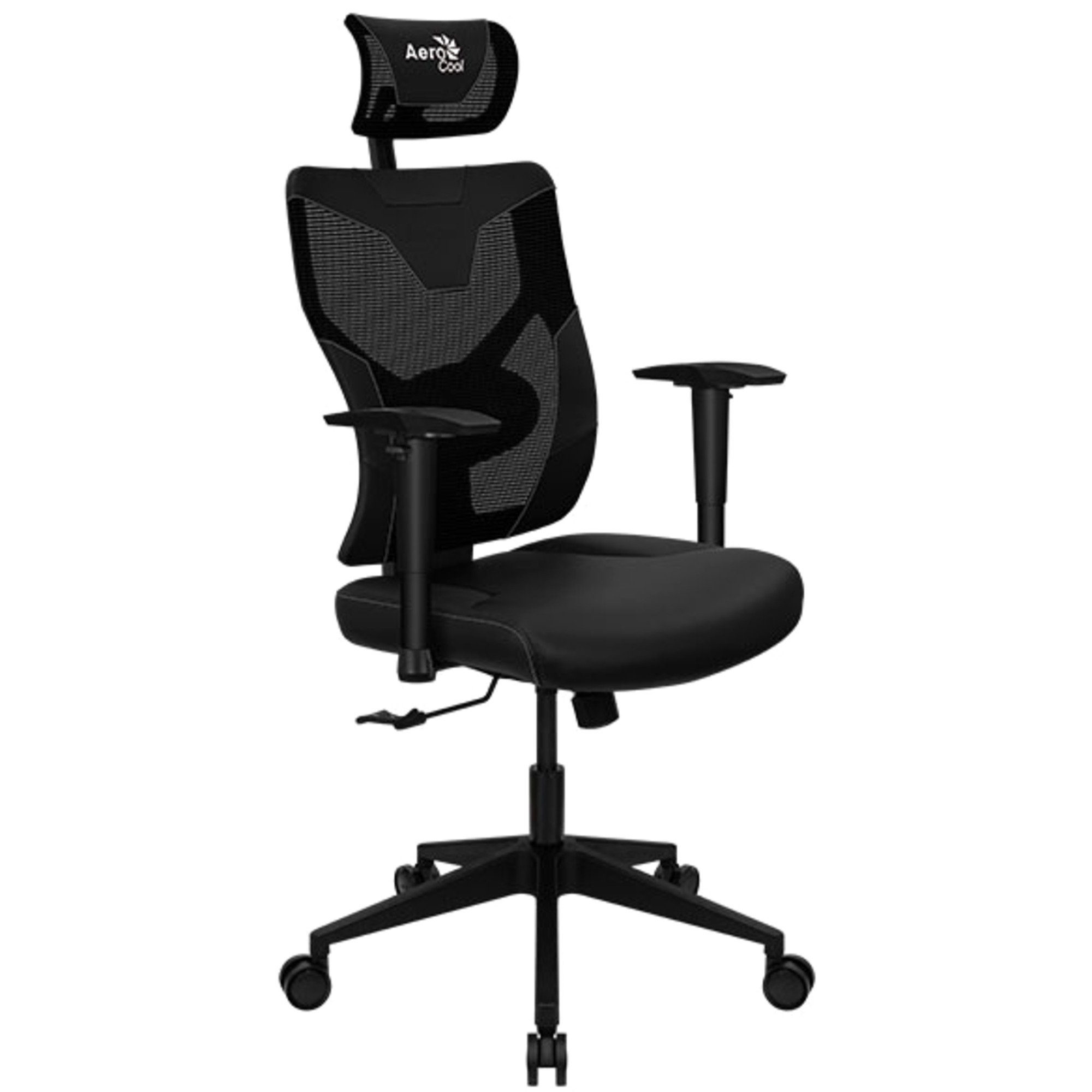 Aerocool Gaming-Stuhl Aerocool Guardian, Gaming-Stuhl, (Smoky Black) schwarz