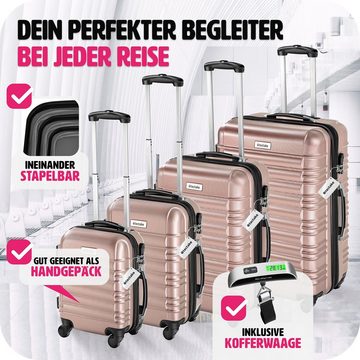 tectake Trolley Mila, 4 Rollen, erweiterbar