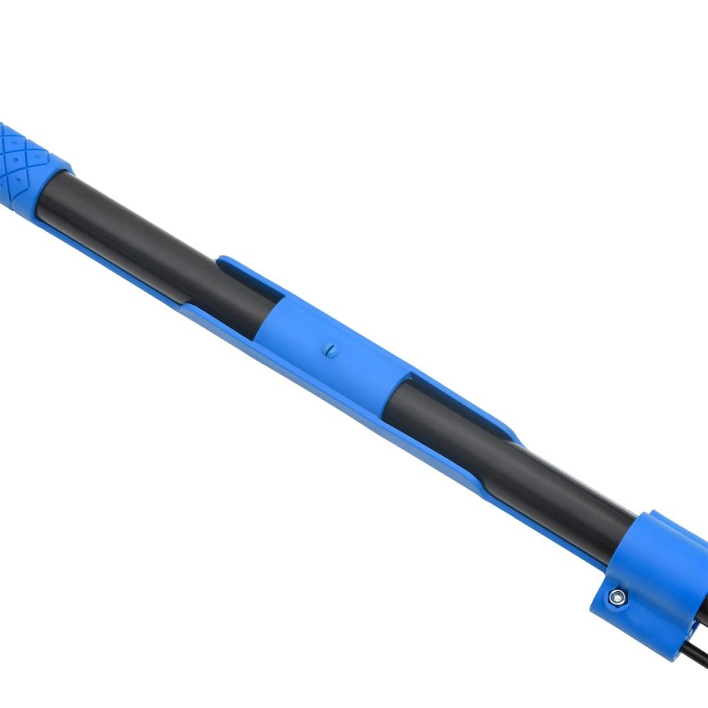 vidaXL Gartenpflege-Set Rollsammler Blau 127 cm Stahl