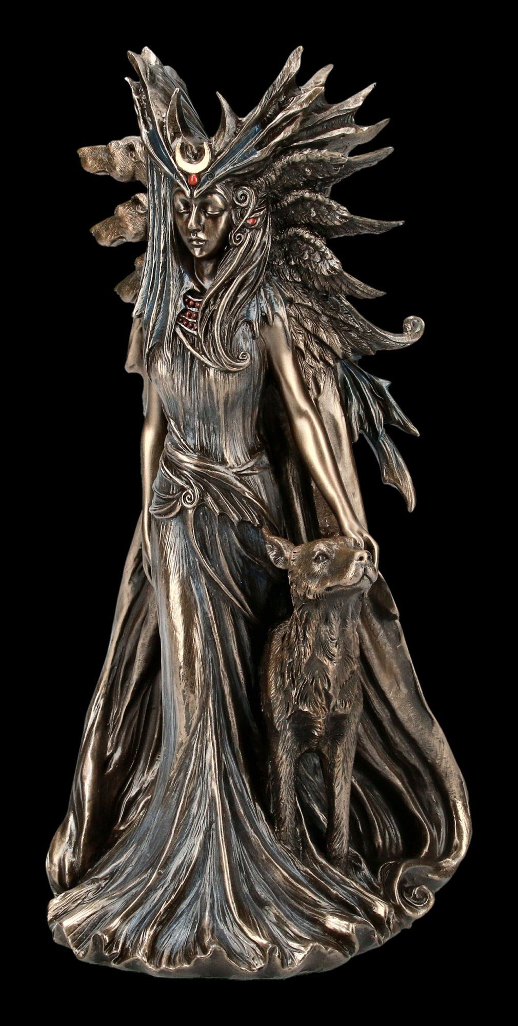 Figuren Shop GmbH Dekofigur Hekate Figur - Veronese Gothic Fantasy Deko griechische Göttin