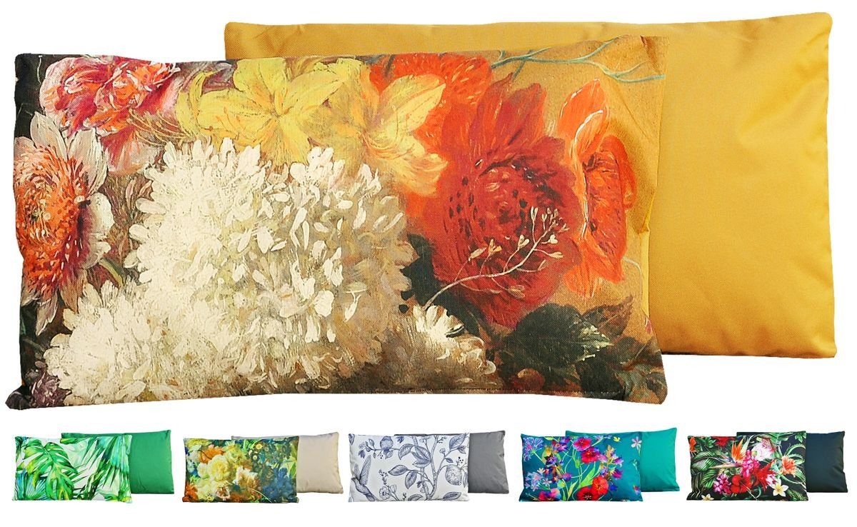 JACK Декоративные подушки Outdoor Lounge Подушки 30x50cm Motiv inkl. Füllung, mit Lotus-Effekt, Robust, Strapazierfähig, für Innen & Außen geeignet