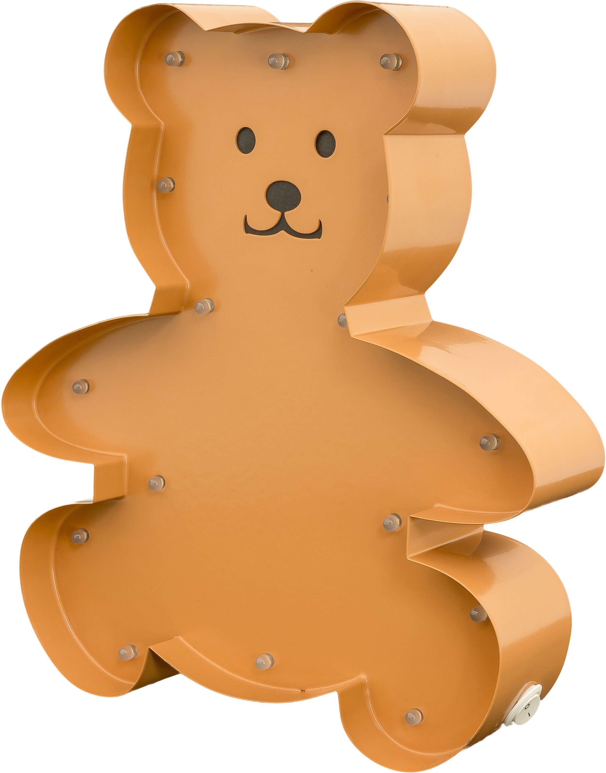 MARQUEE LIGHTS LED Dekolicht Teddy, LED fest integriert, Warmweiß, Wandlamp günstig online kaufen