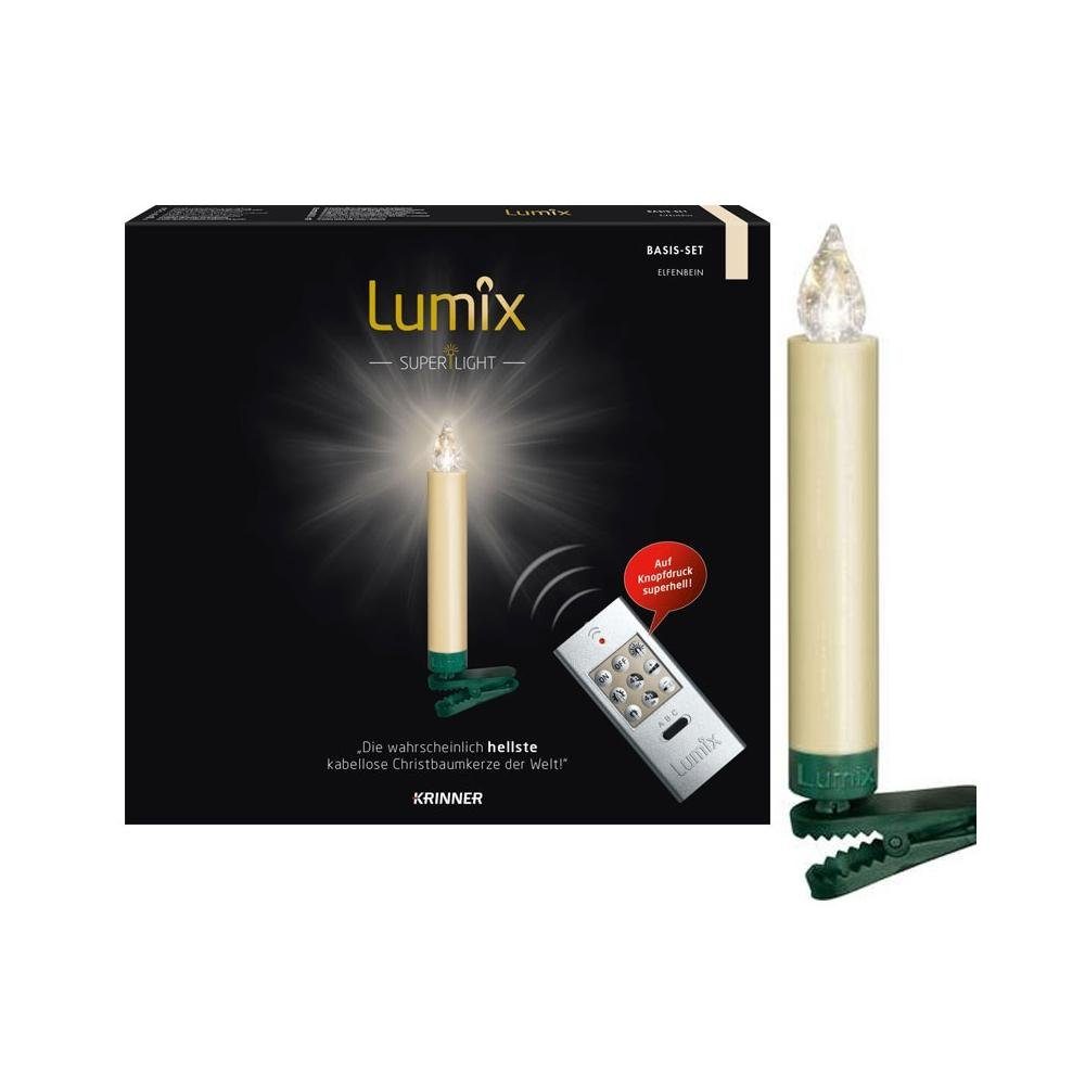Krinner LED-Kerze Lumix SuperLight Mini 12er