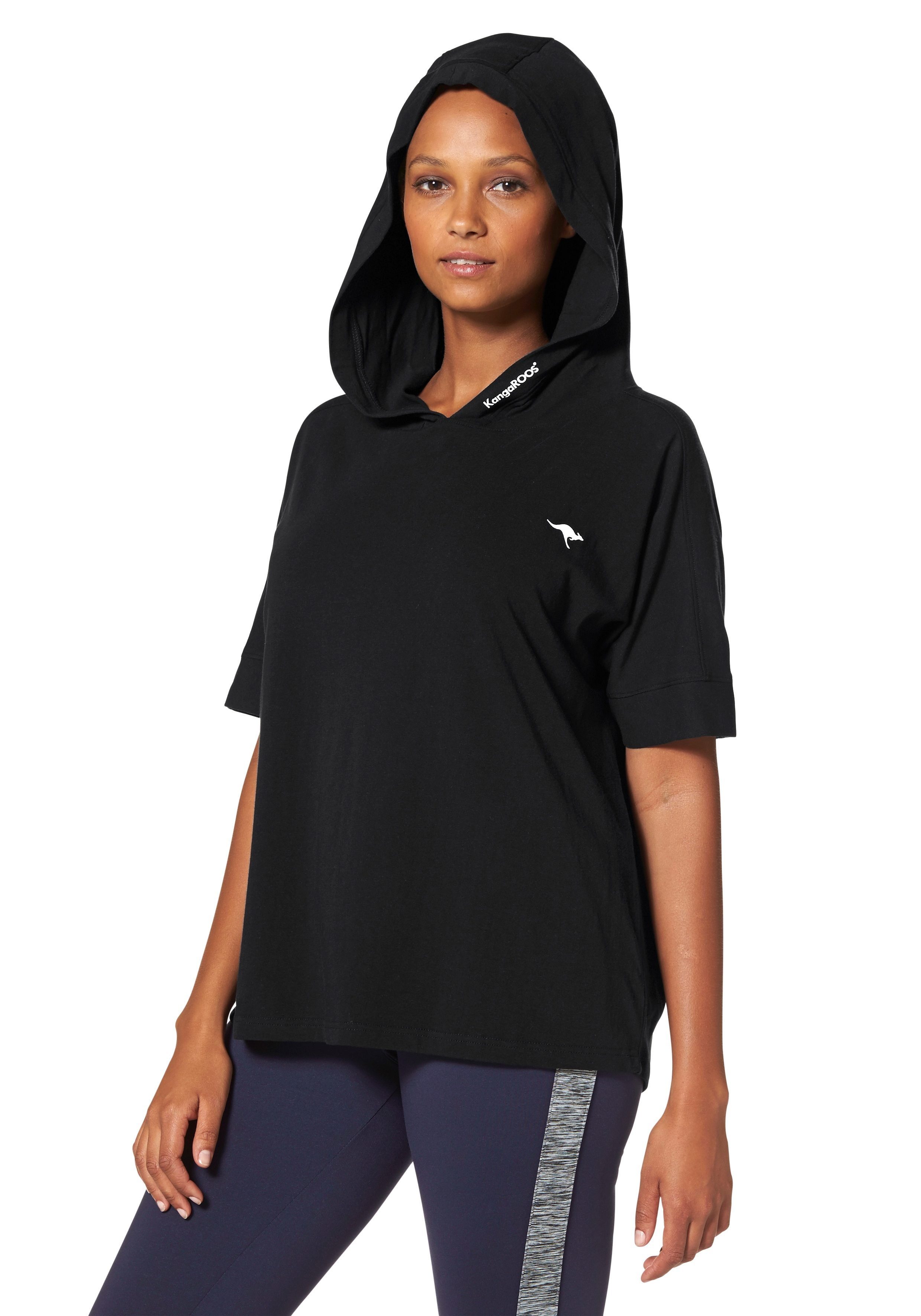 KangaROOS T-Shirt Kurzarm, lässige Passform, aus Baumwolle, große Größen günstig online kaufen