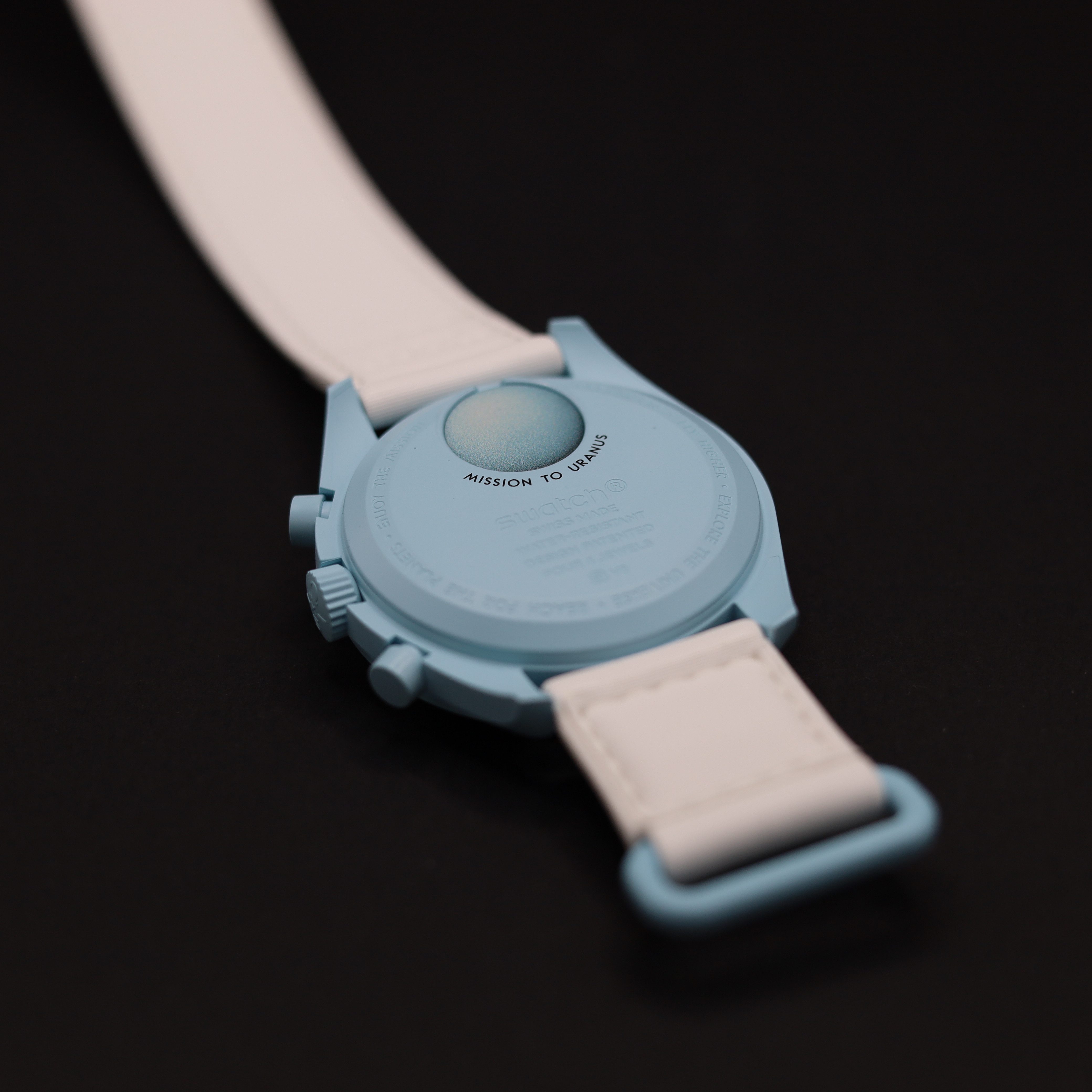 Swatch Chronograph Omega Swatch Bioceramic Moonswatch Mission To Uranus