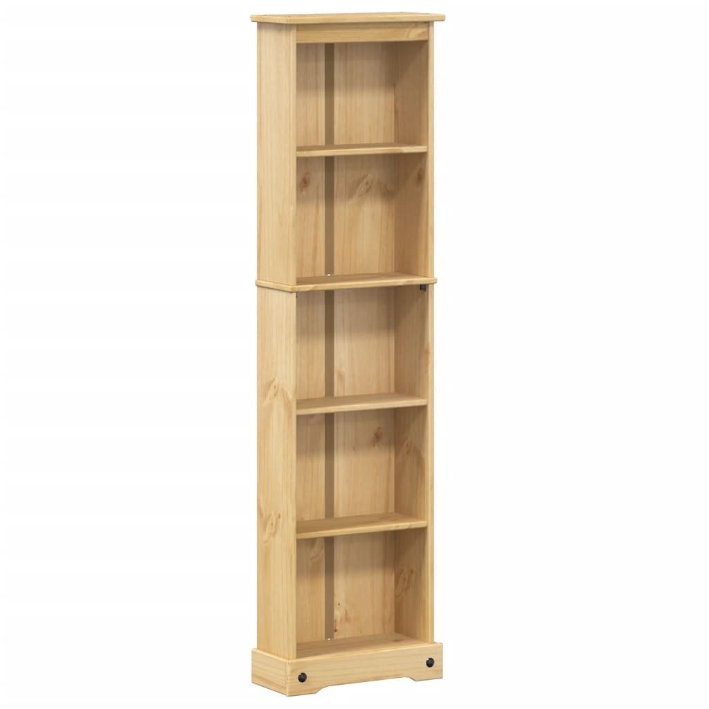 vidaXL Bücherregal Bücherregal Corona 46x20x170 cm Massivholz Kiefer, 1-tlg günstig online kaufen