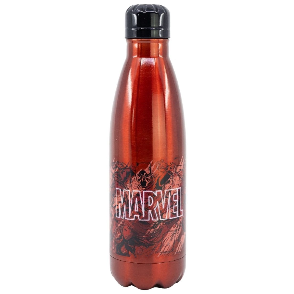 MARVEL Trinkflasche - Stainless Steel Bottle 780 ml mit Schraubverschluss, Edelstahl und Rostfrei