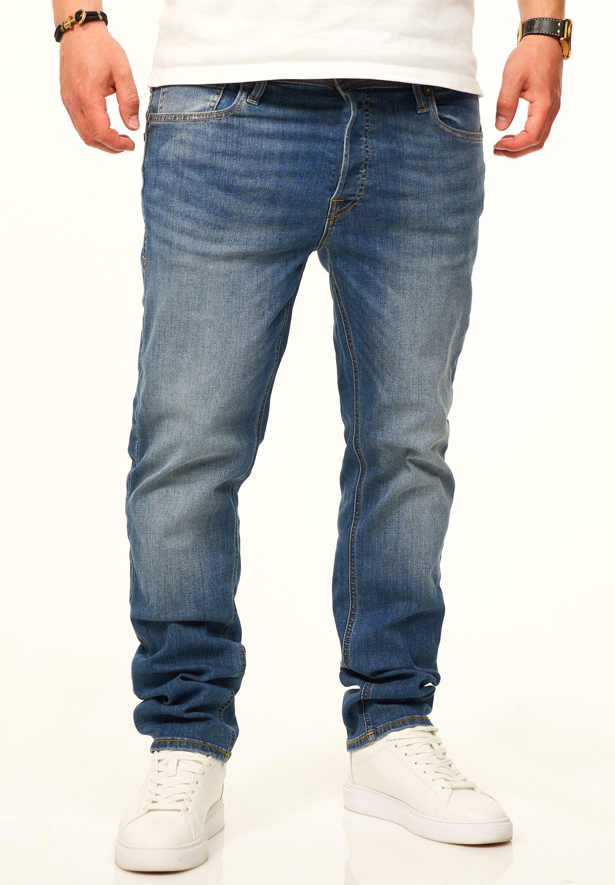Tapered-fit-Jeans MIKE ARIS Original Denim Hose mit Stretch