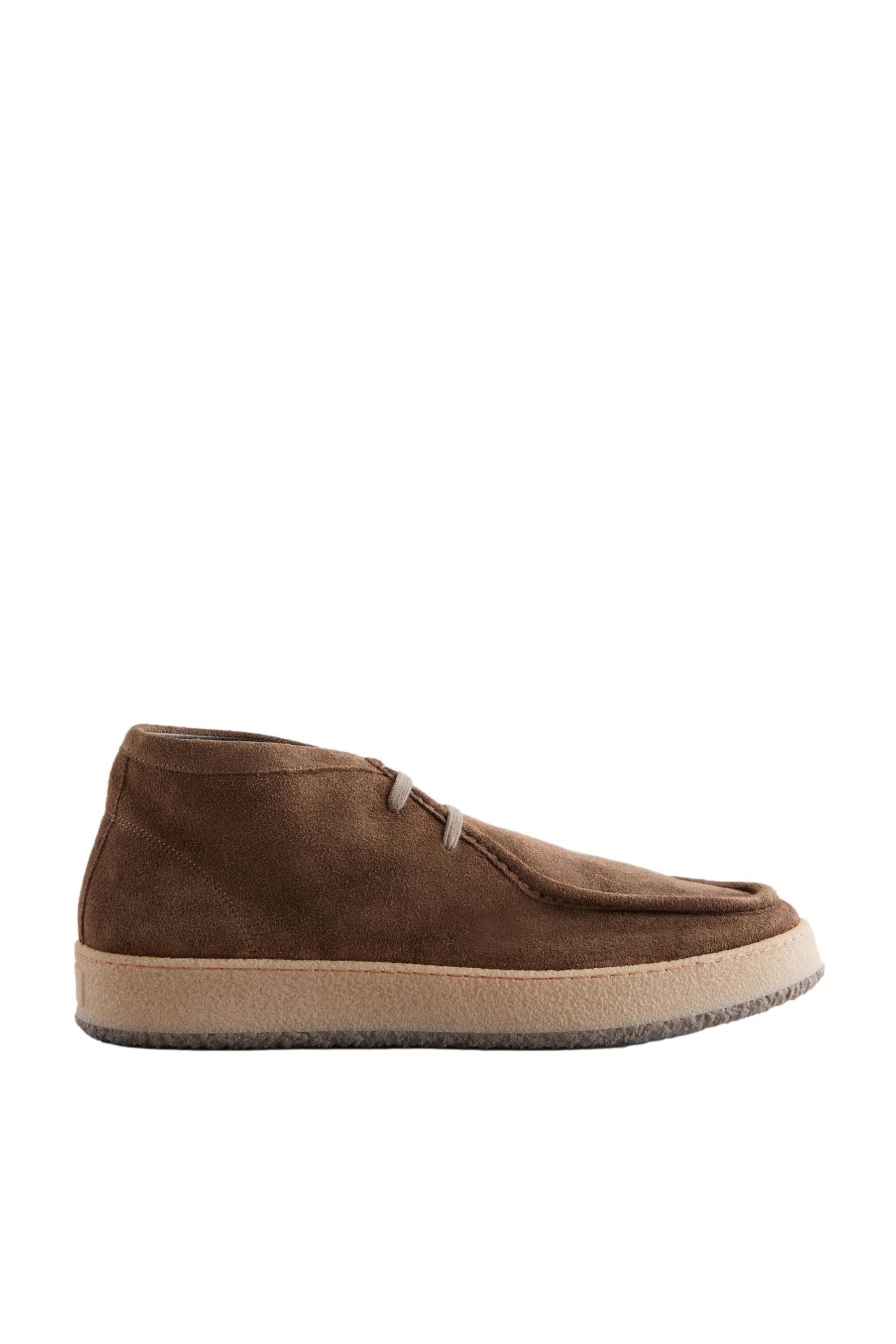 Next Kurzstiefel aus Veloursleder Schnürschuh (1-tlg) günstig online kaufen