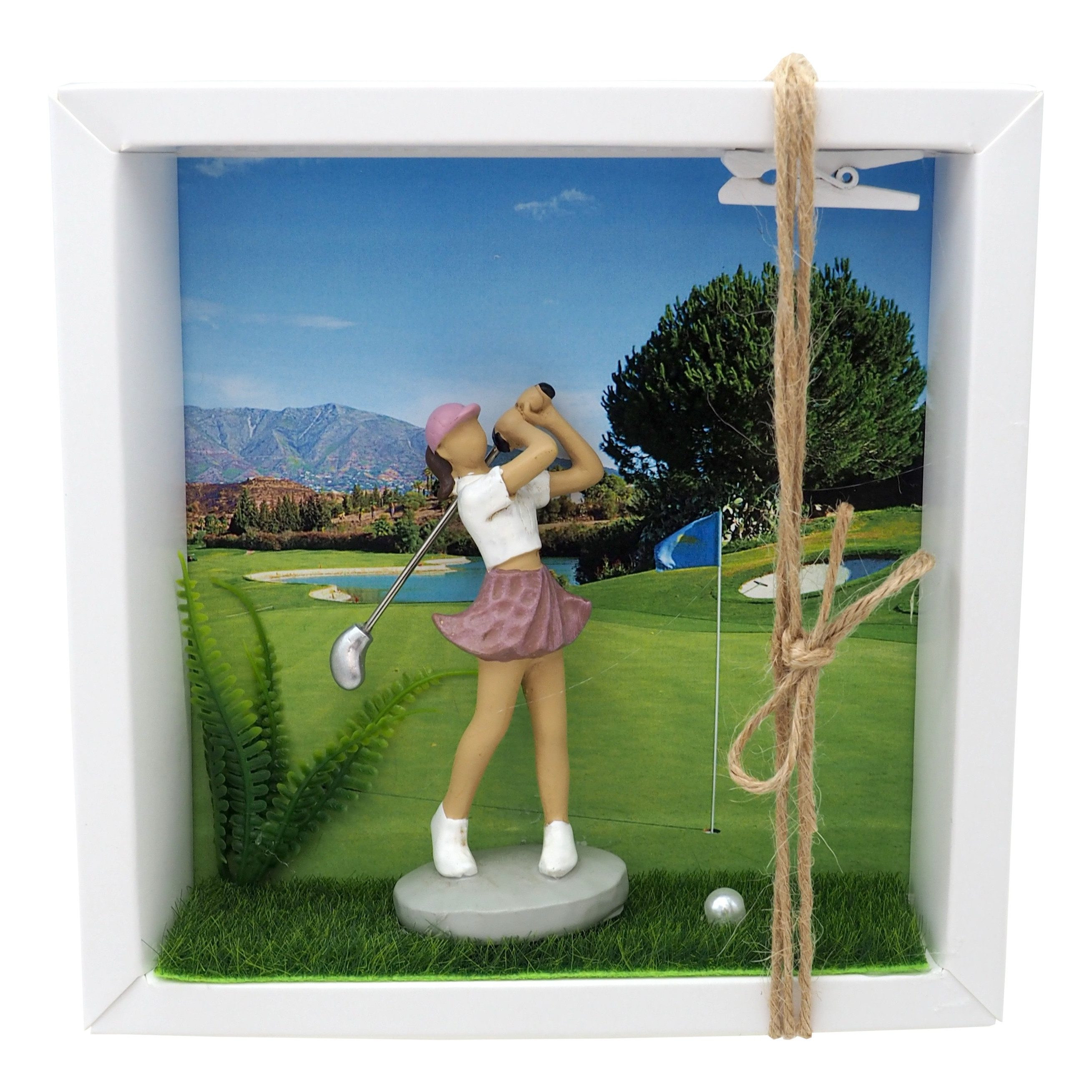 ZauberDeko Geschenkbox Geldgeschenk Golf Frau Golfzubehör Hobby Geburtstag Weihnachten