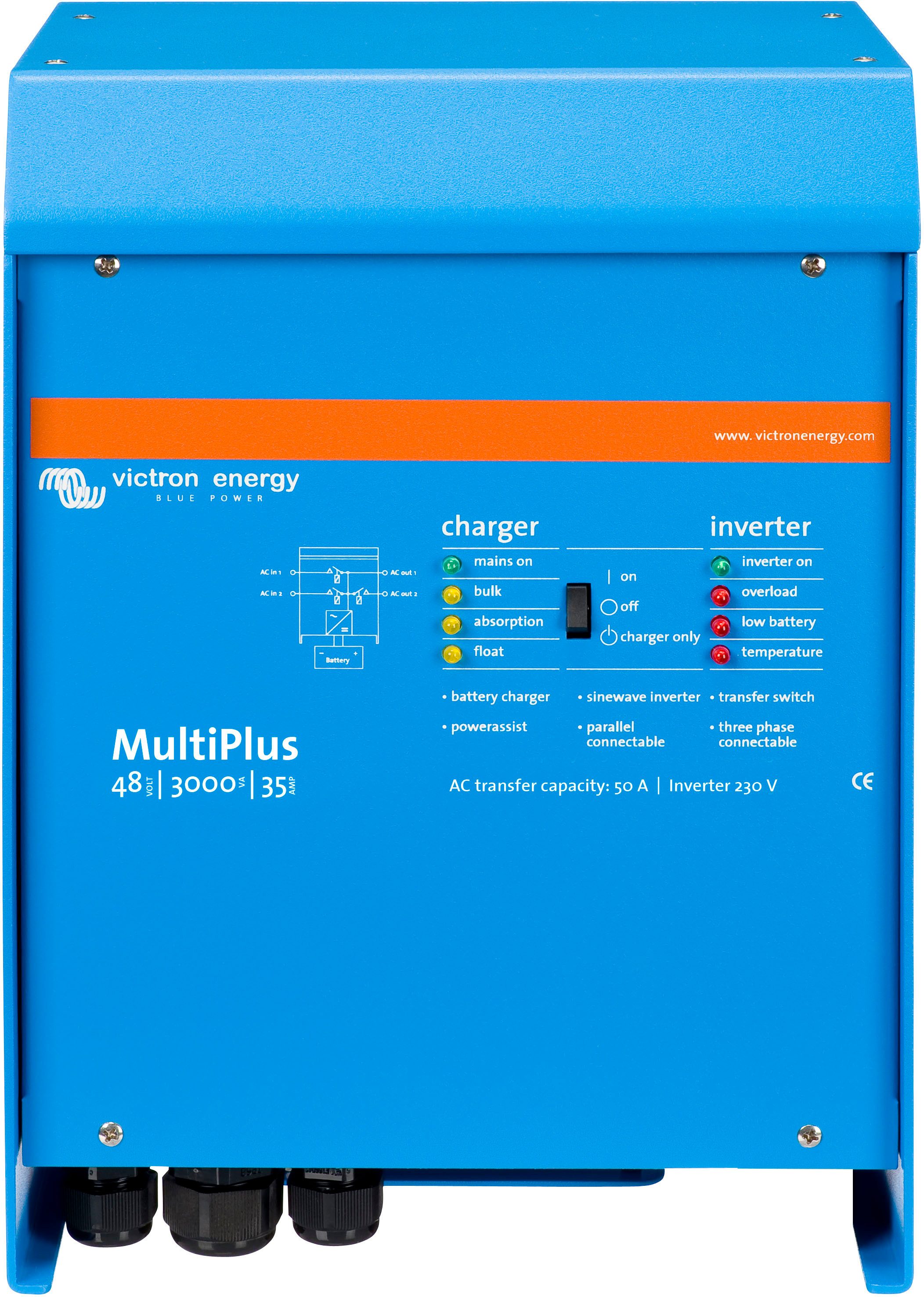 Victron Energy Wechselrichter »Inverter / Charger Victron MultiPlus 48/3000/35-50 230V VE.Bus«, 3000 W, 48 VDC