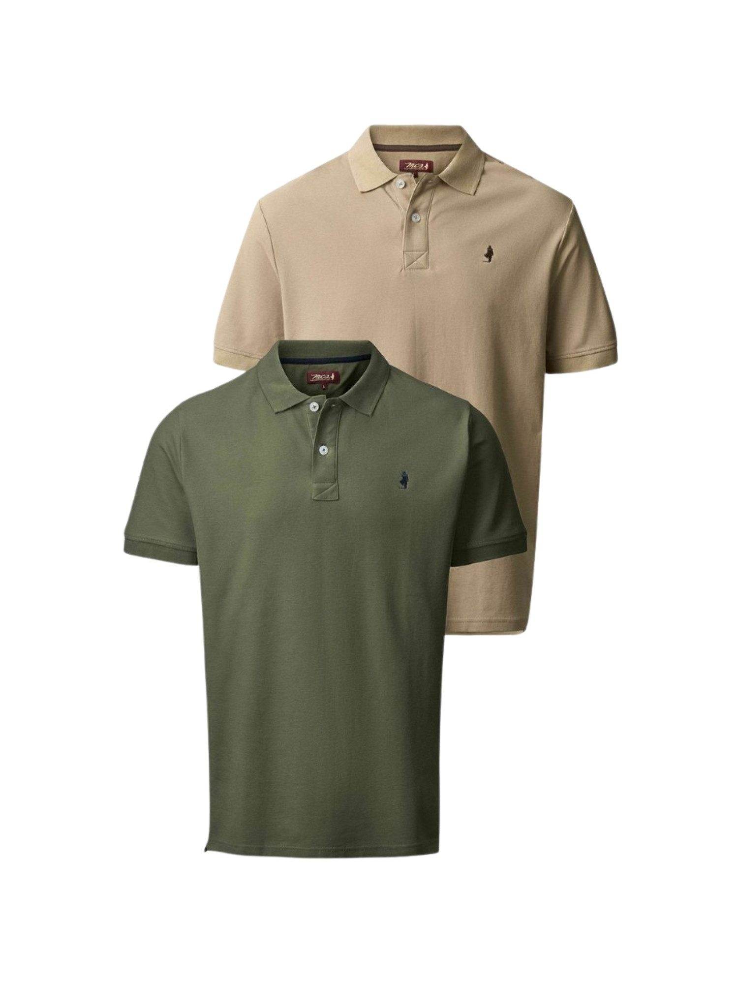 MCS Kurzarmhemd MCS Polo shirt Harry 2-pack