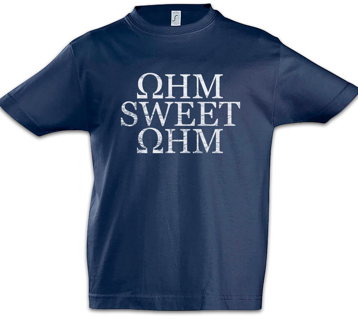 Print-Shirt Ohm Sweet Ohm Kinder T-Shirt Widerstand Resistance Lehrer Fun Teacher