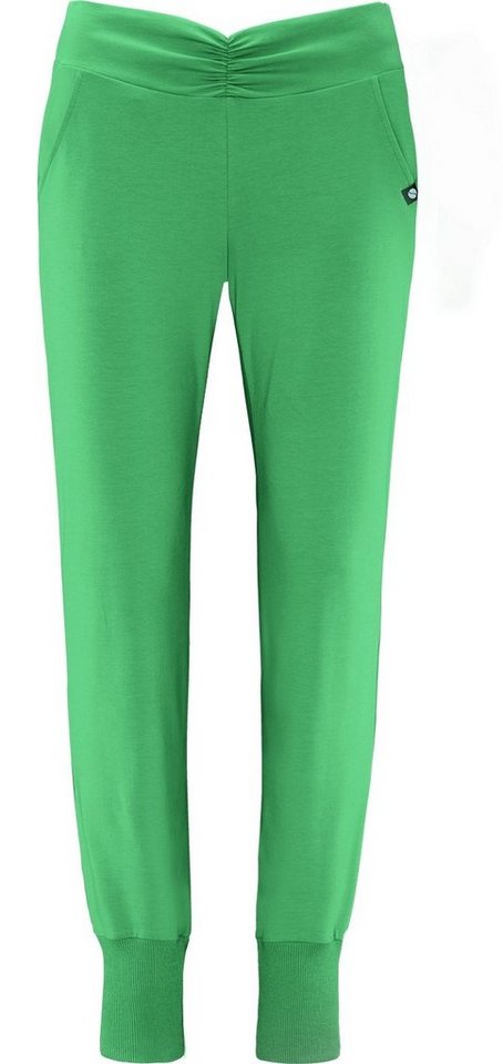 SCHNEIDER Sportswear Trainingshose EDNAW Damen Yoga-Hose seegrass grün