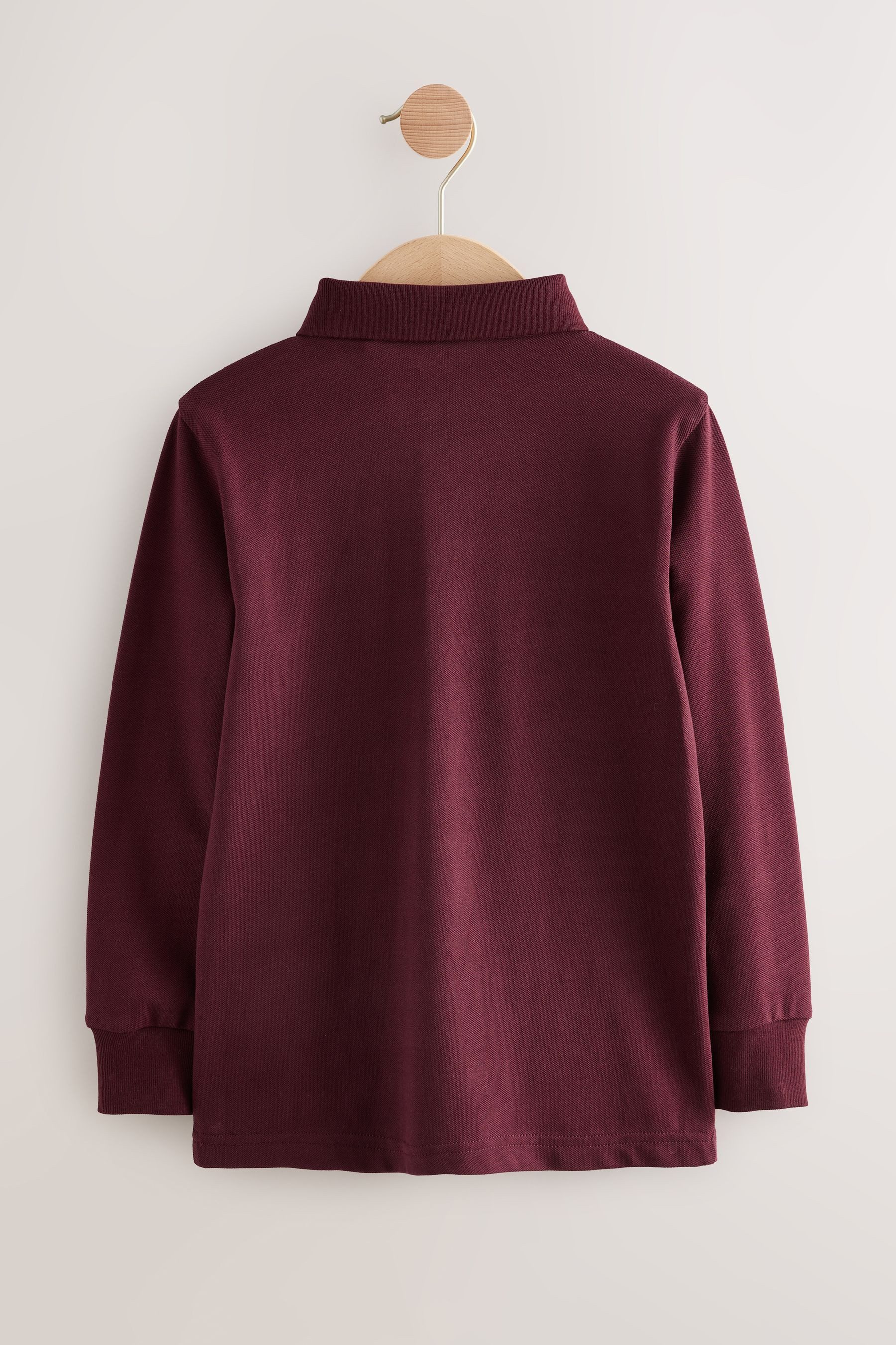 Next Langarm-Poloshirt Langärmeliges Polo-Shirt (1-tlg) günstig online kaufen