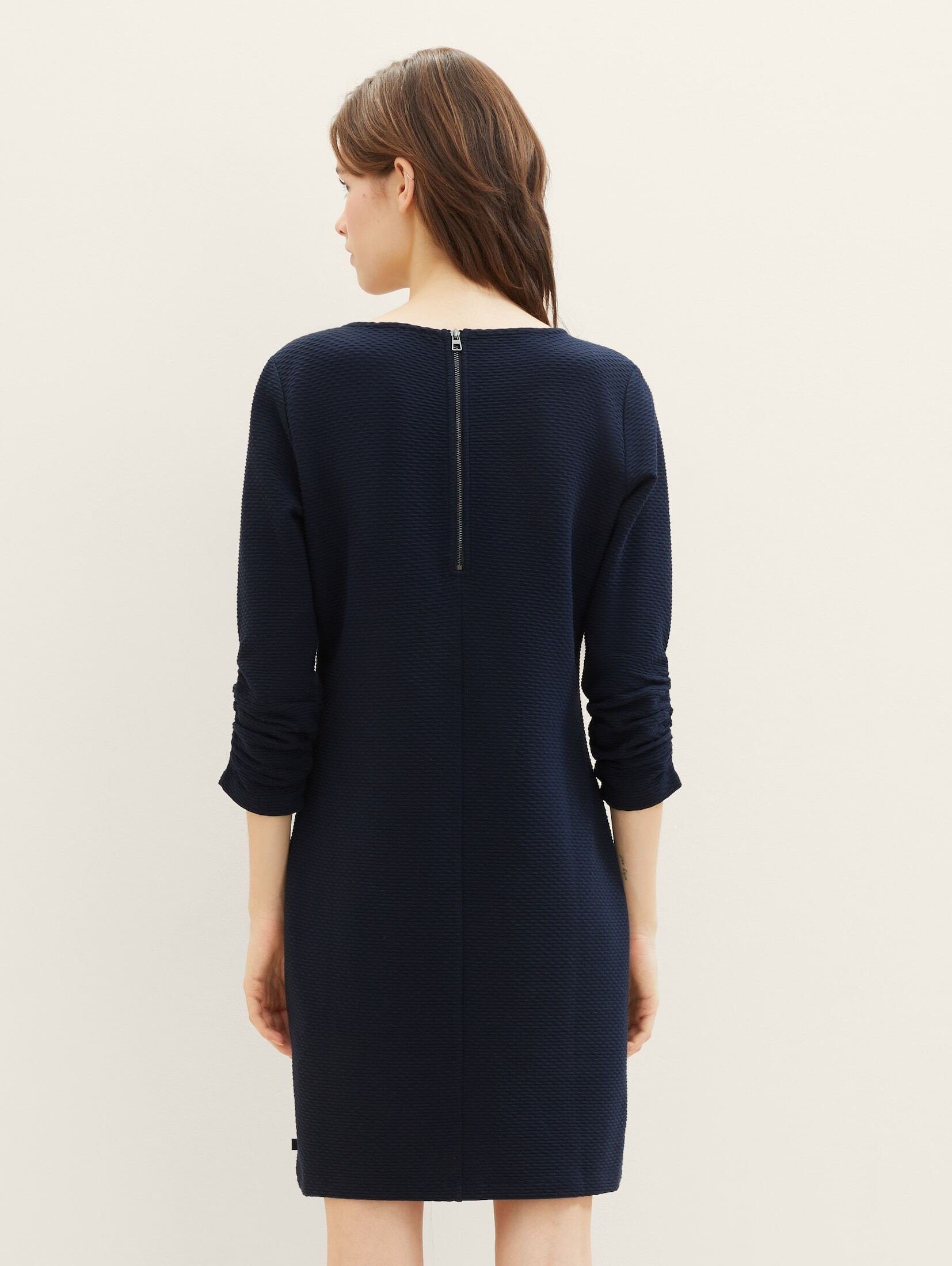 TOM TAILOR Denim Sommerkleid Kleider & Jumpsuits Mini-Kleid mit 3/4 Arm