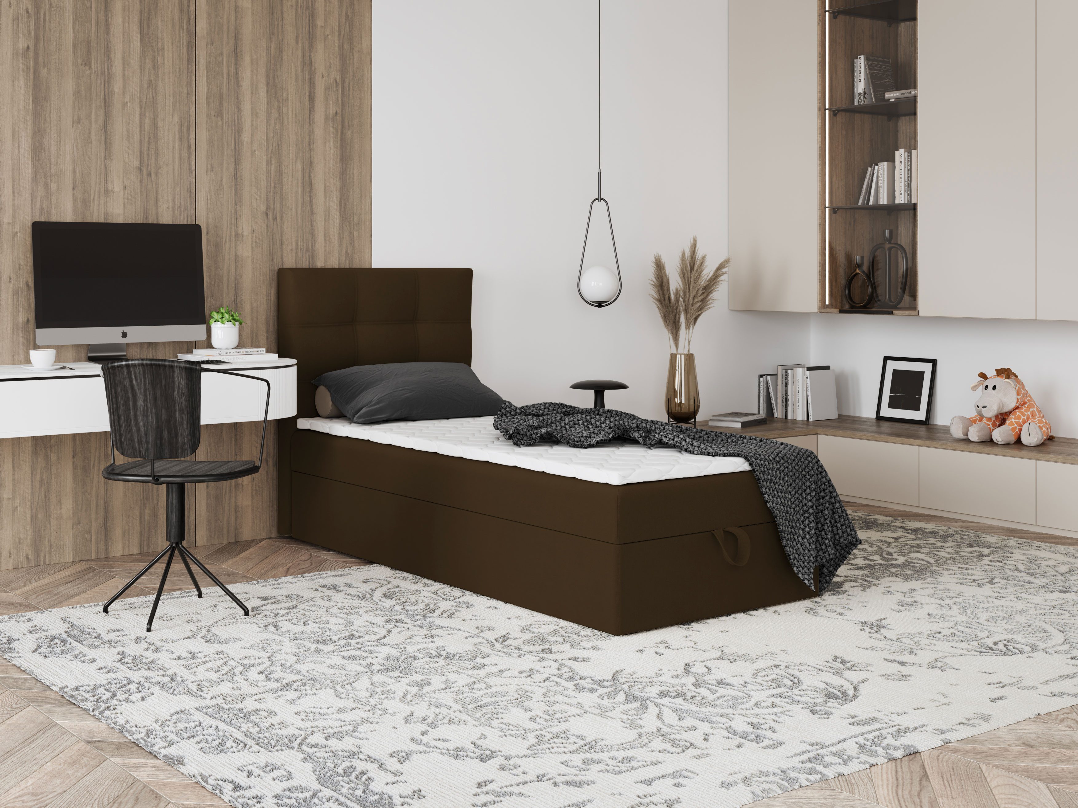 Godre Boxspringbett mit Bettkasten EWORA MINI günstig online kaufen