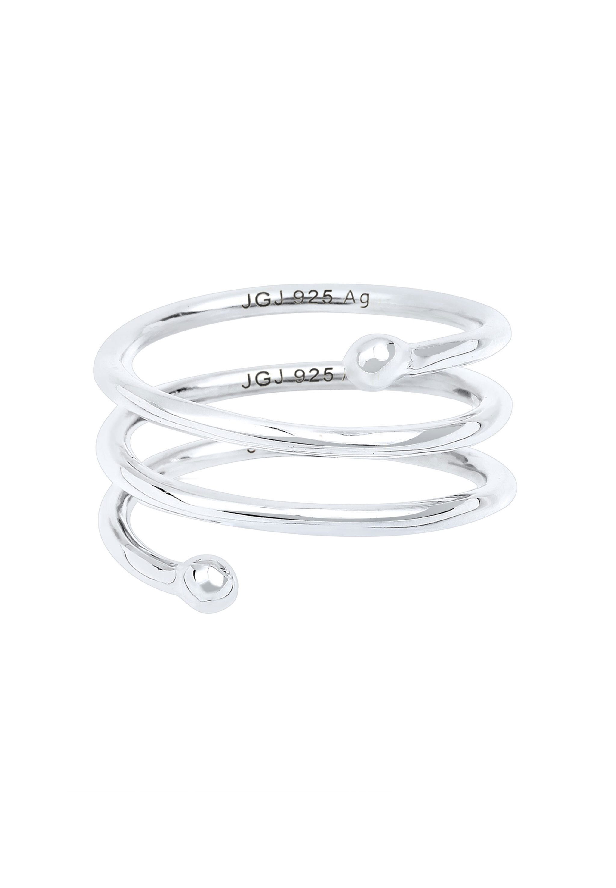 Elli Fingerring Spirale Wickelring 925 Silber, Spirale günstig online kaufen