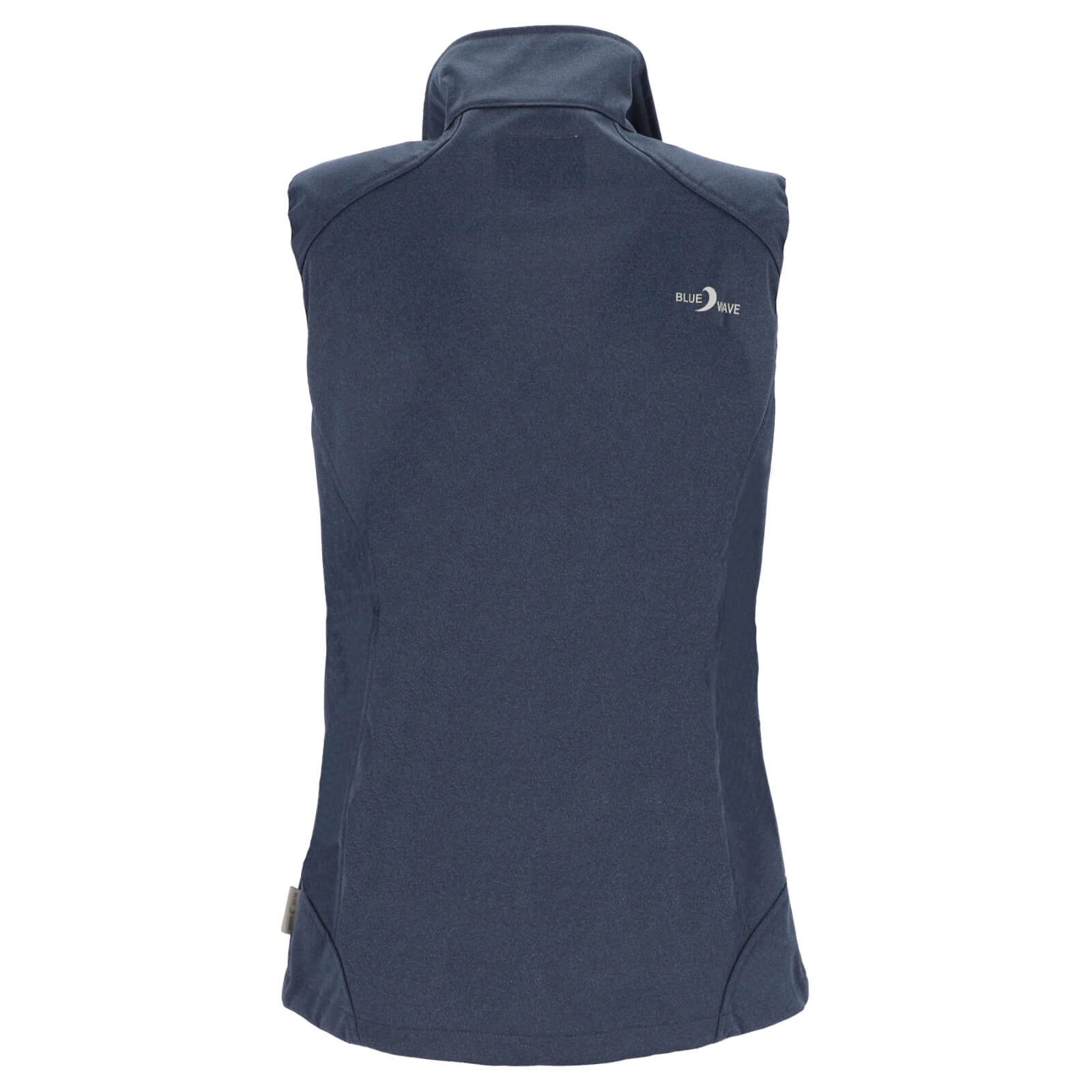 Blue Wave Softshellweste Kira Damen Weste Kira mit Stehkragen - Leichte Outdoor-Weste atmungsaktiv