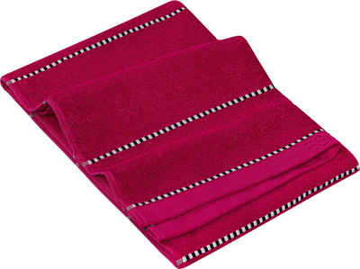 Esprit Handtuch Box Stripes, Webfrottier (1-St), hohe Saugfähigkeit