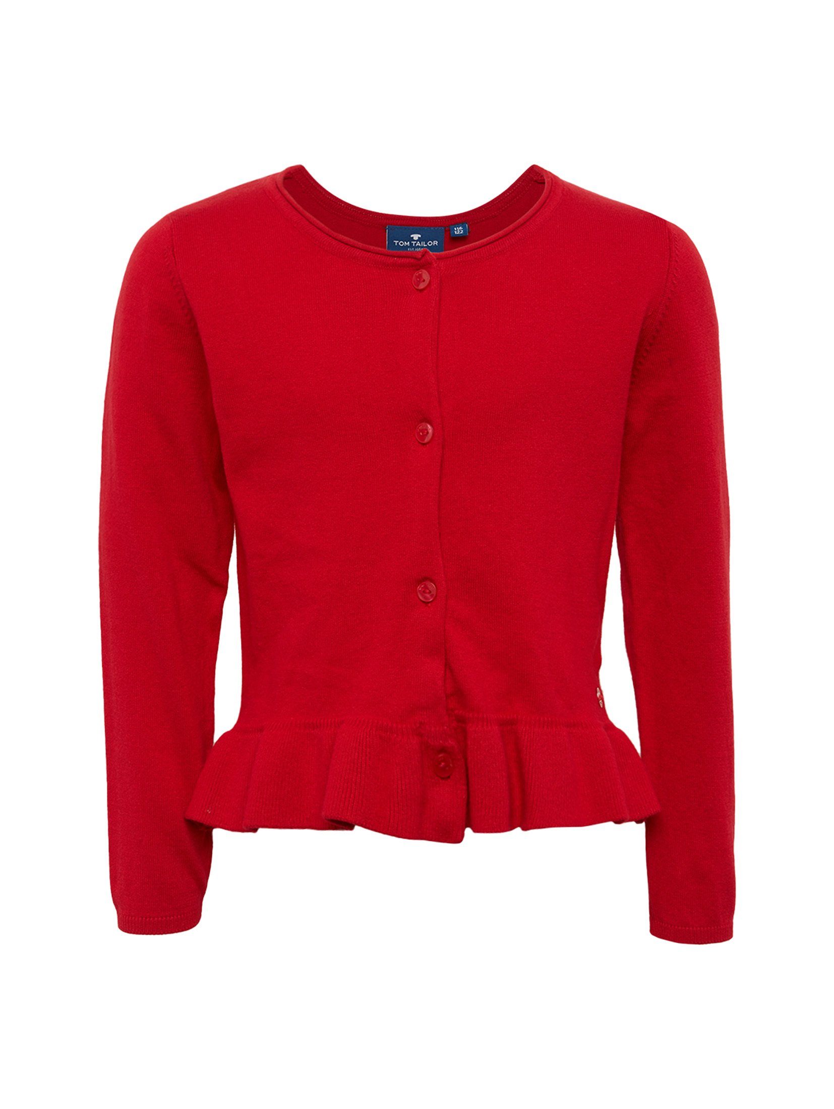 Tom Tailor Strickjacke Strickjacke Mit Ruschen Otto