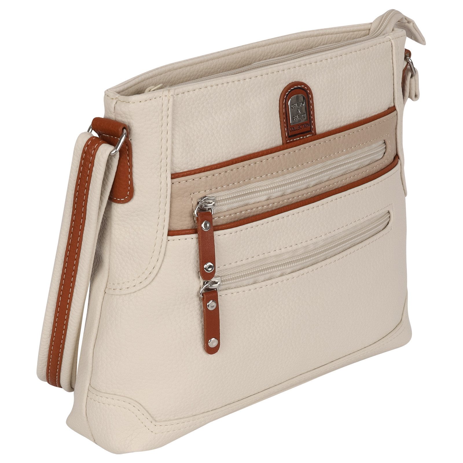 Umhängetasche Damen Tasche Schultertasche Umhängetasche Leder Optik Handtasche