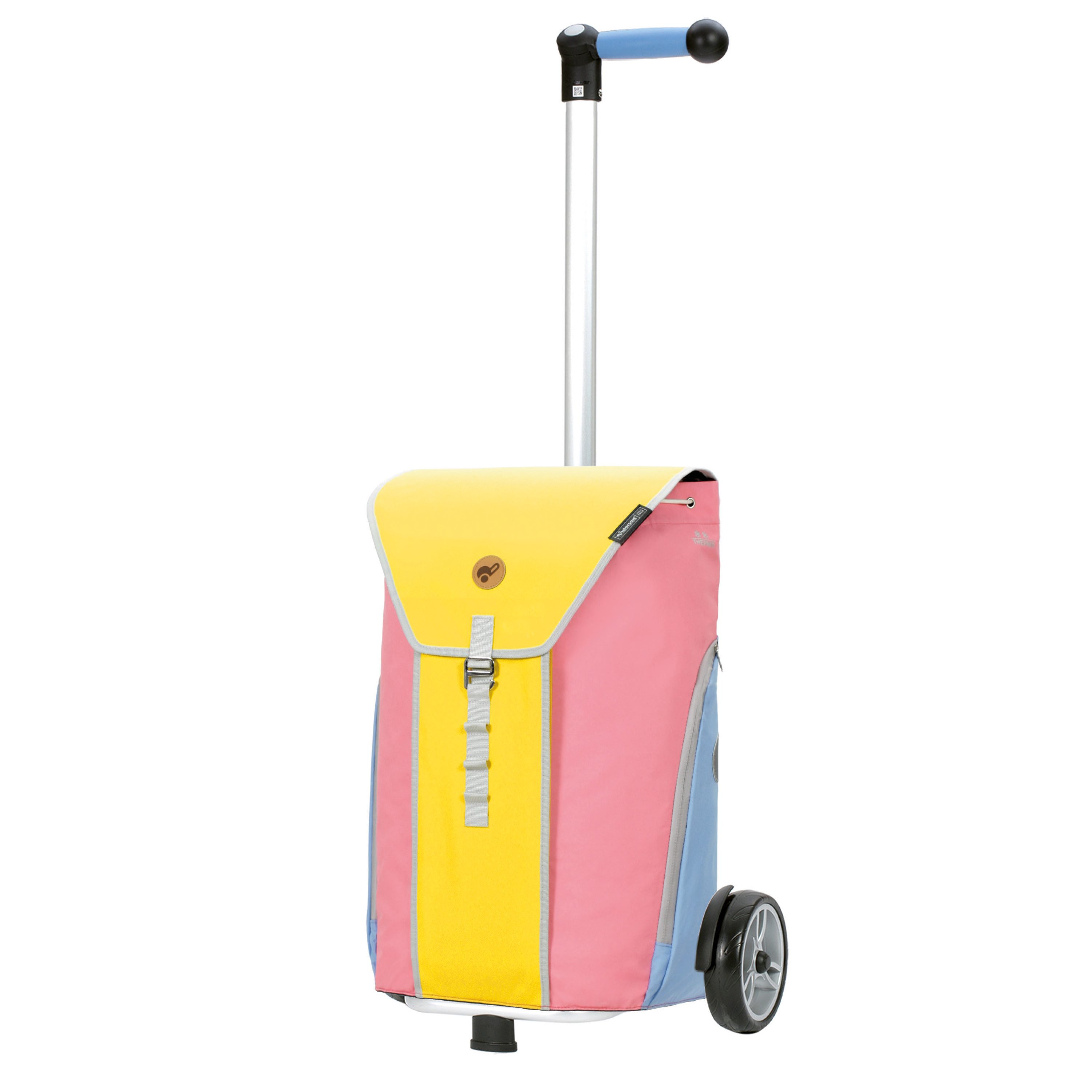 Andersen Einkaufstrolley Unus Shopper Oli.P gelb, klappbar, höhenverstellbar, belastbar bis 40kg, wasserabweisend