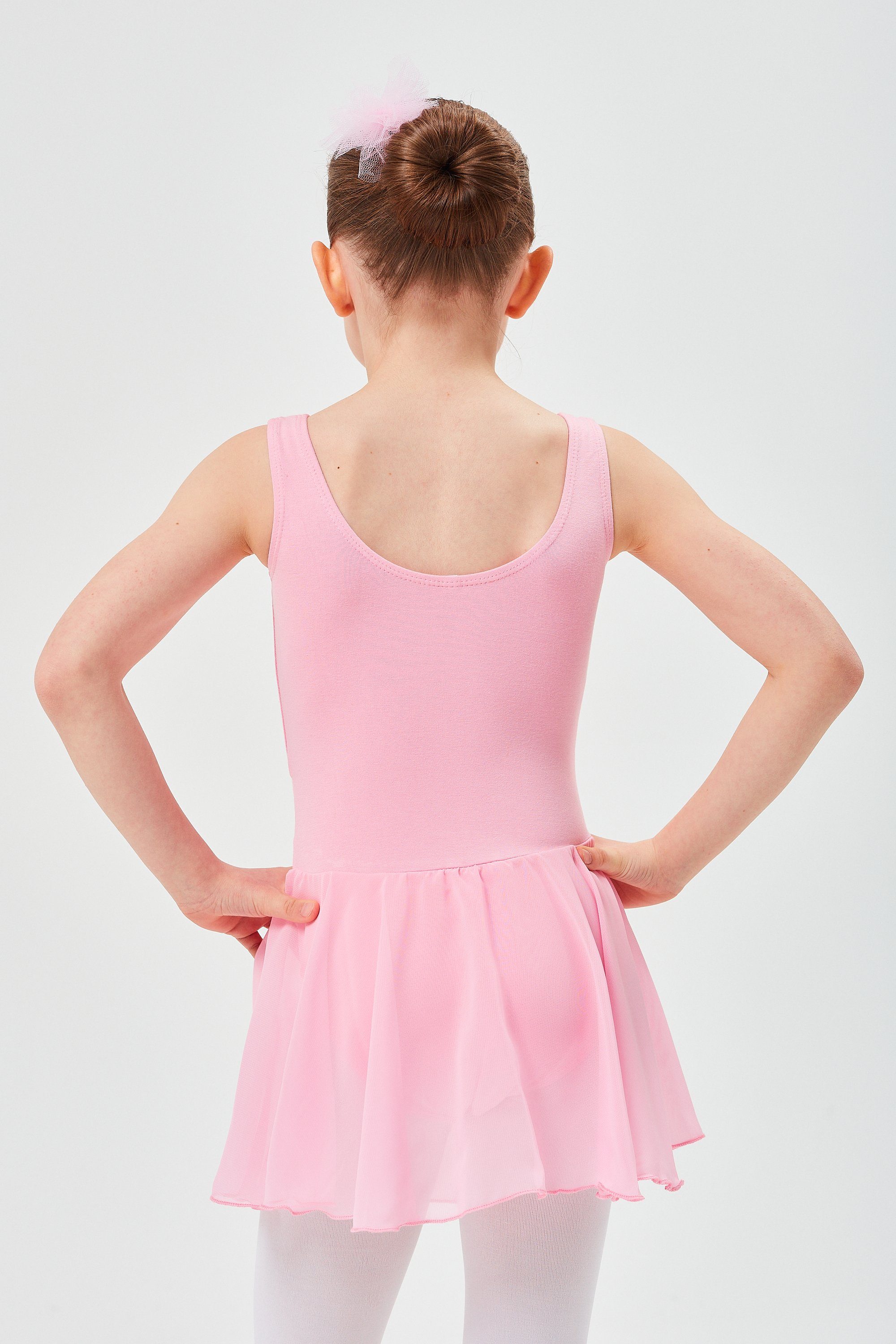 tanzmuster Chiffonkleid Ballett mit weichem Röckchen wunderbar Mädchen Trikot Minnie Baumwollmaterial aus für rosa Ballettkleid Chiffon