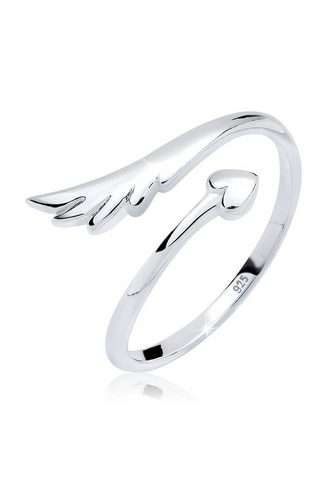 ELLI Кольцо »Herz Flügel Feminin...