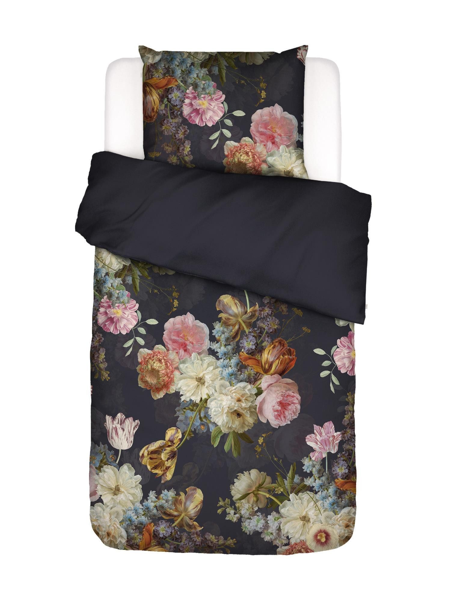 Essenza Bettwäsche Rosabelle, Satin, 2 teilig, mit floralem Muster